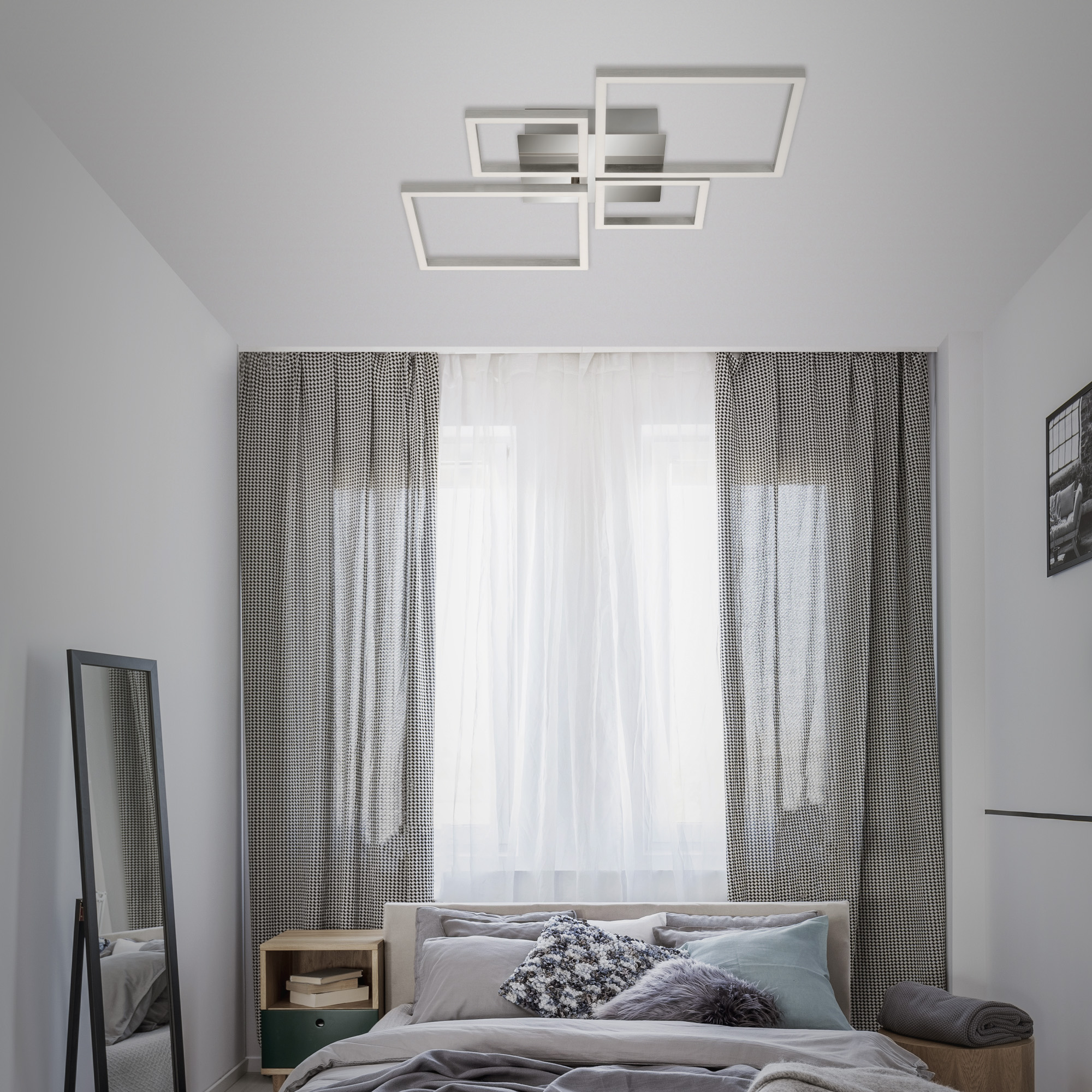 Briloner LED Frame, 75 cm, chrom