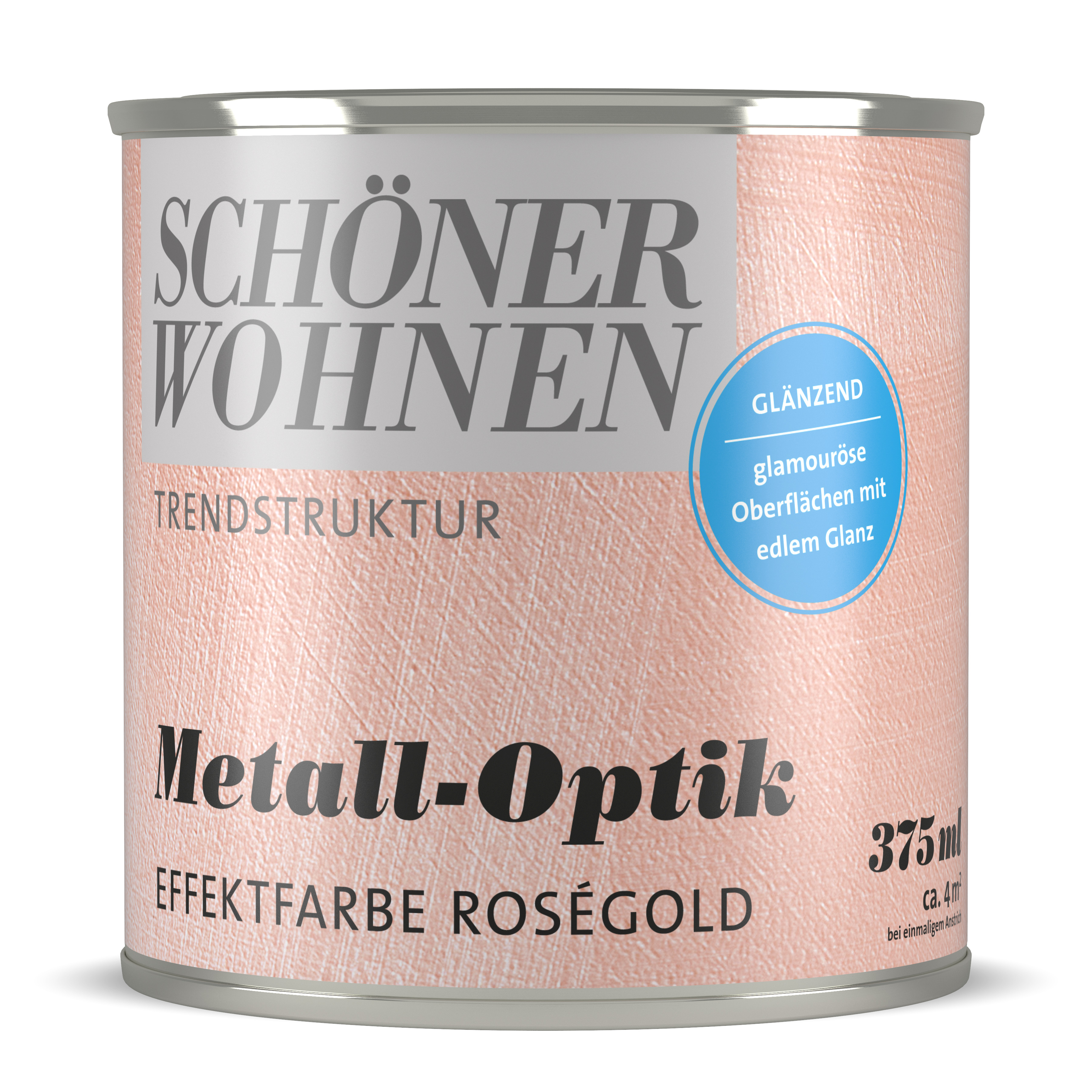 SW_9438-0375-9514 Schöner Wohnen Metall-Optik Effektfarbe, glänzend, roségold