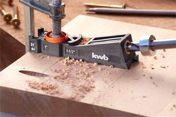 758600-602 Kwb Taschenlochbohrlehren-Set, 5-tlg.