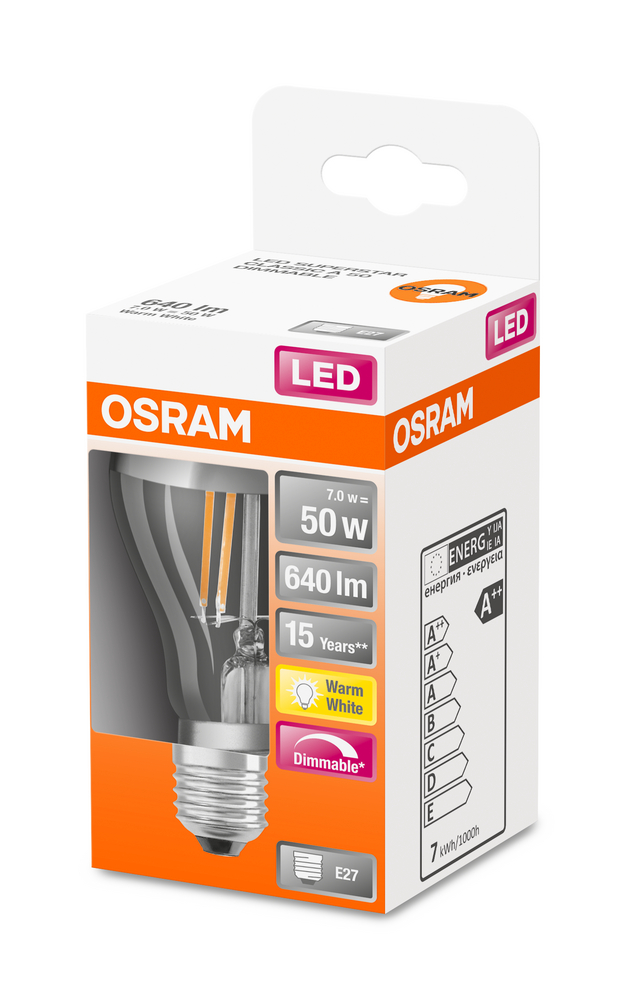 4058075132917_Packaging_image OSRAM LEUCHTMITTEL LED CA52D MIRROR FIL 7W/827 E27 230V