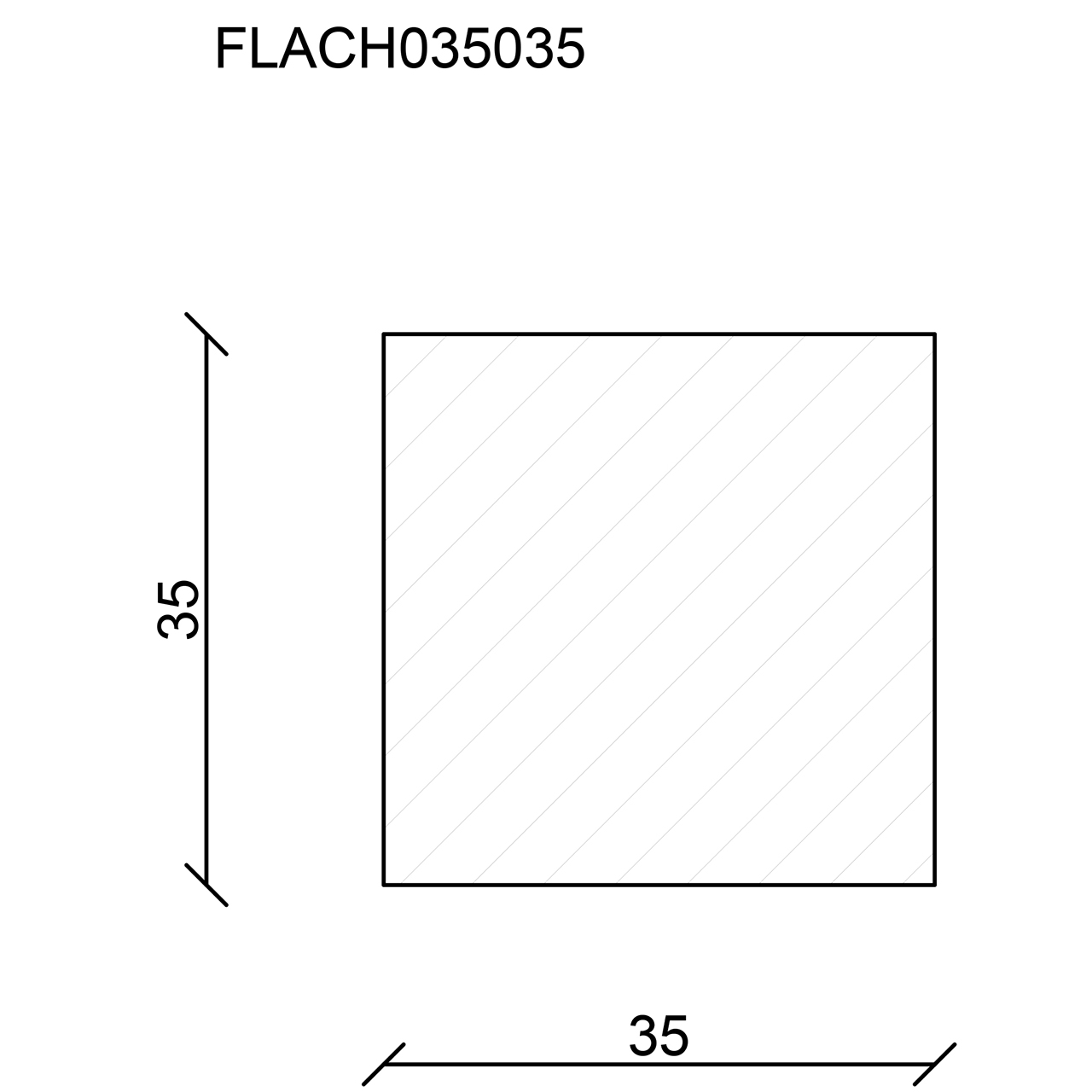 544185-Querschnitt Neuhofer Flachleiste, Fichte/Kiefer astrein roh
