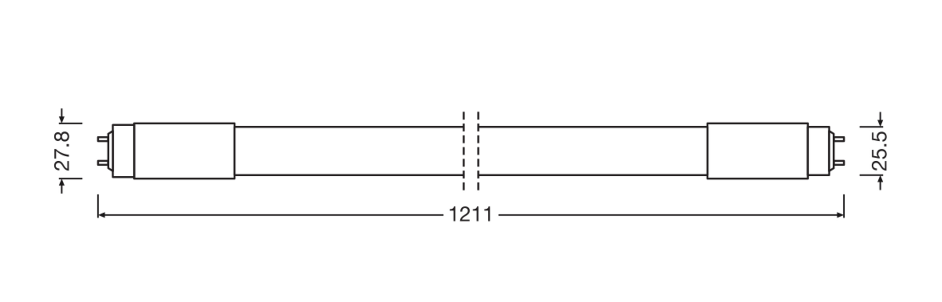 Osram LED Röhre TUBE T8 Universal, kaltweiß