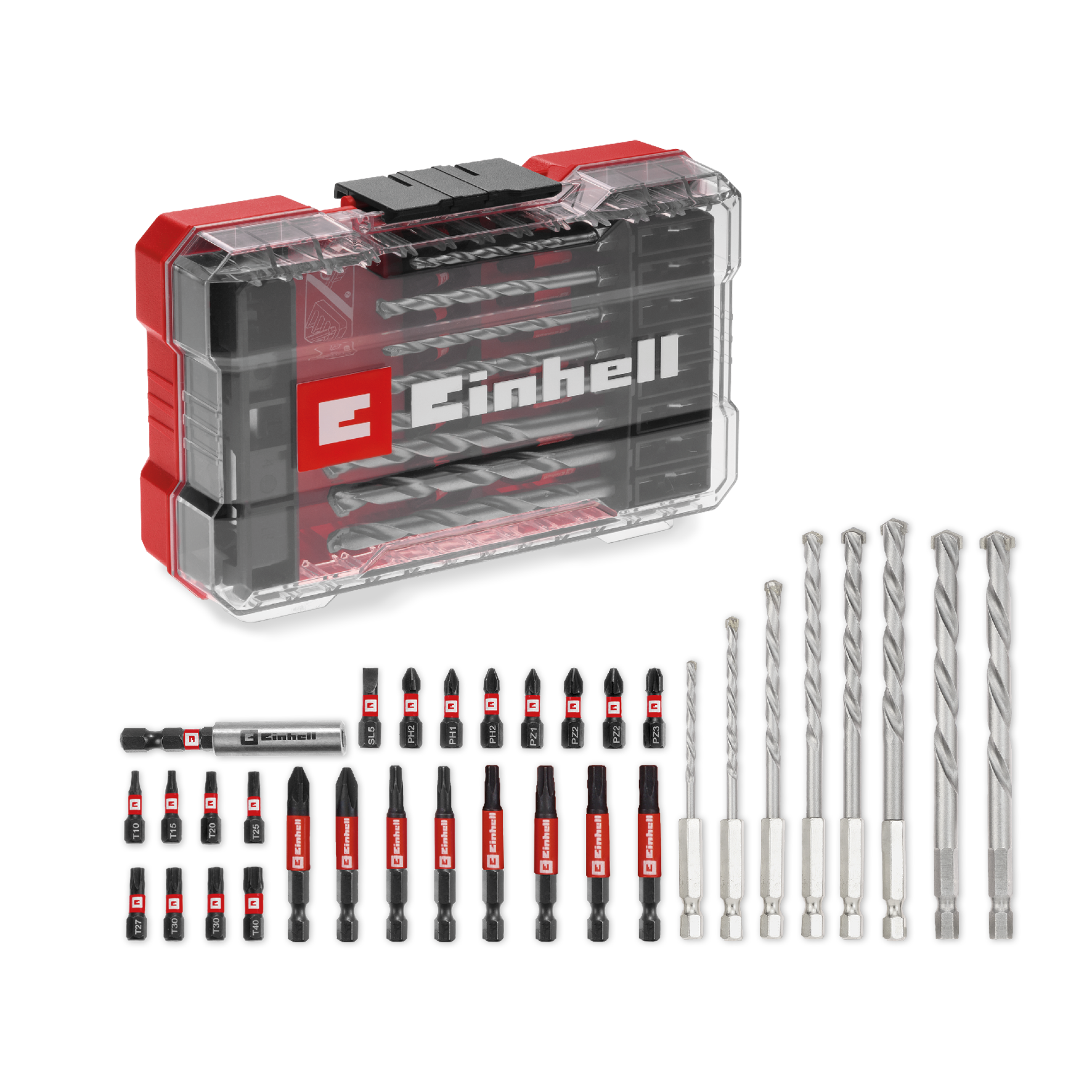 Einhell Impact-Bit-Set mit Steinbohrern, M-CASE, 33-tlg. Einhell Impact-Bit-Set mit Steinbohrern, M-CASE, 33-tlg.