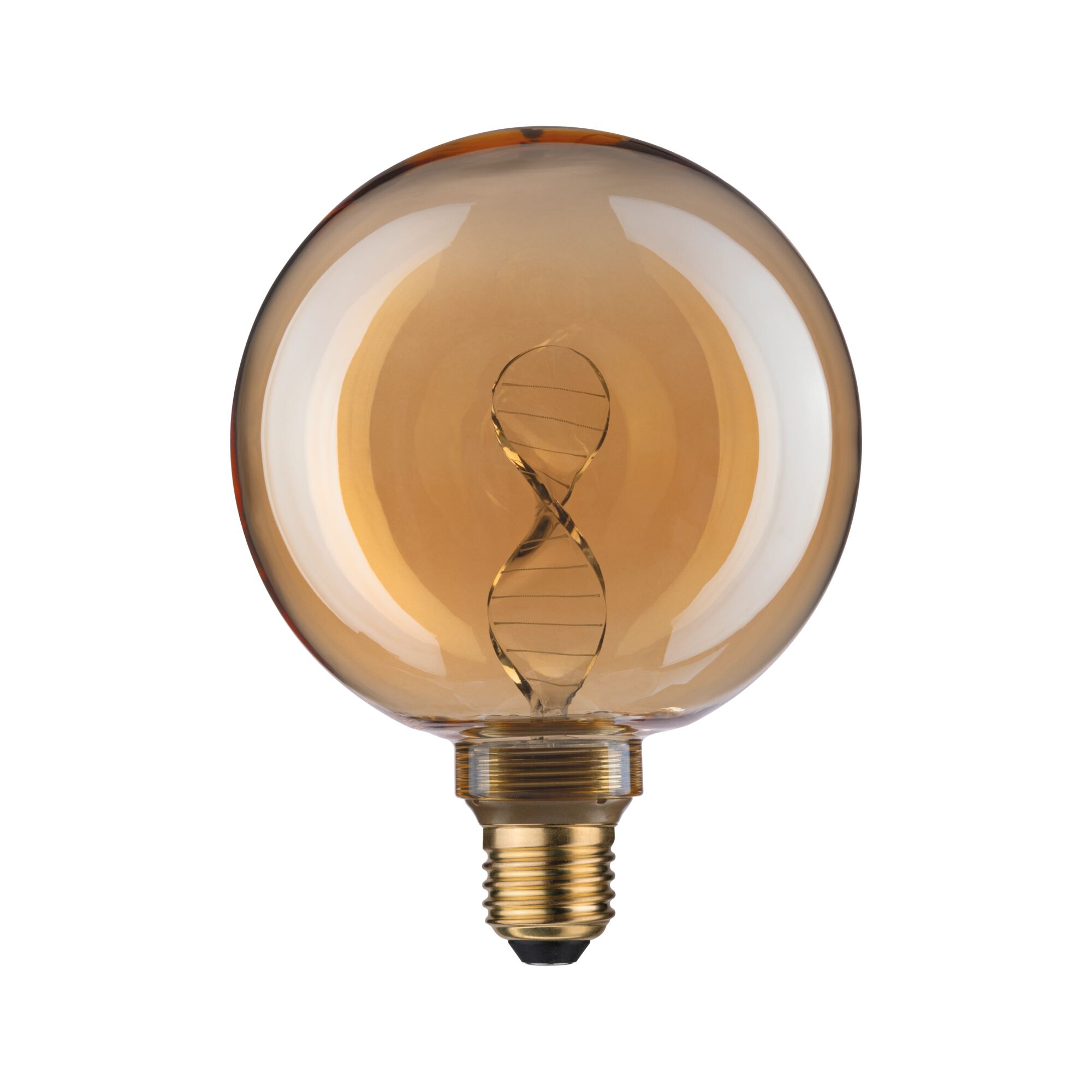 Paulmann LED G125 Inner Glow Helix, 180lm, E27, gold, 1800K Paulmann LED G125 Inner Glow Helix, 180lm, E27, gold, 1800K