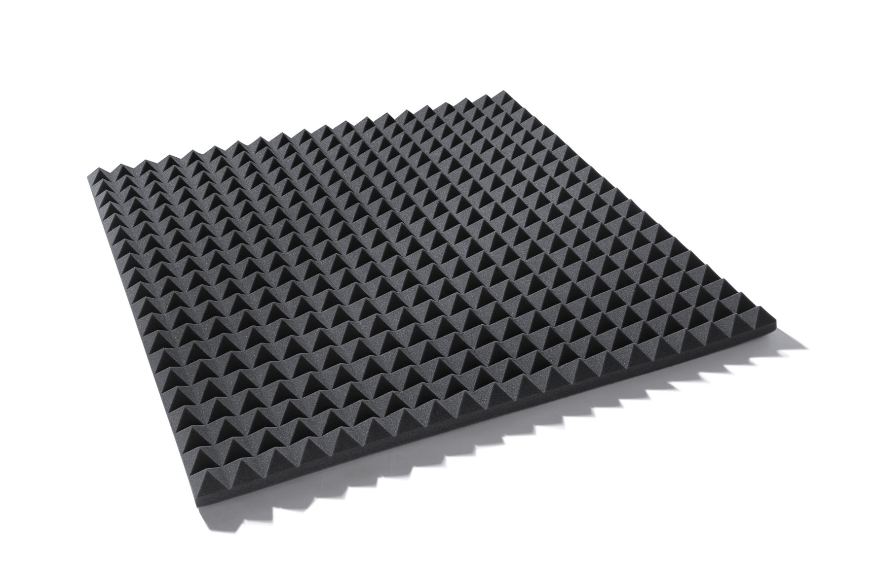 Akupur Pyramidenschaumstoff Platte, 40 x 40 x 5 cm Akupur Pyramidenschaumstoff Platte, 40 x 40 x 5 cm