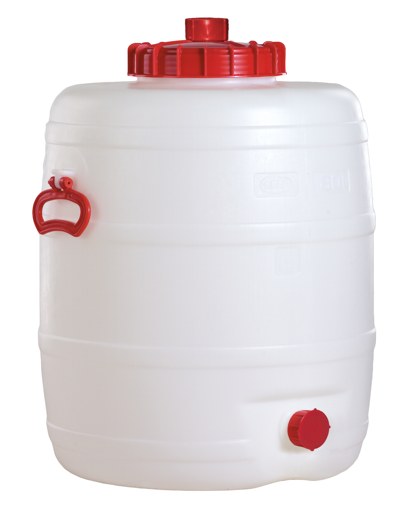 Graf Universal-Fass rund, PE, 80 l lebensmittelecht Graf Universal-Fass rund, PE, 80 l lebensmittelecht