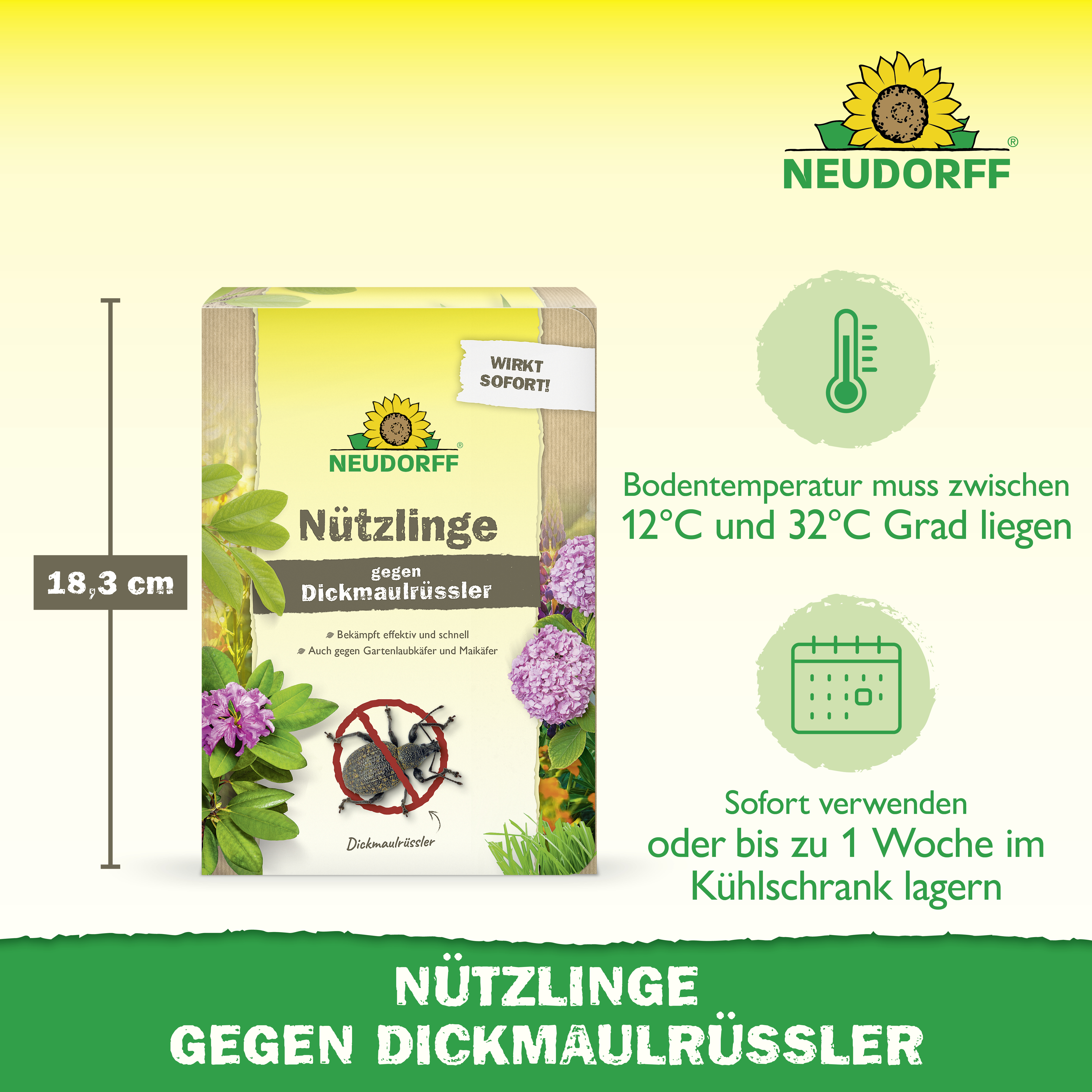Neudorff Bestell-Karte Nützlinge gegen Dickmaulrüssler