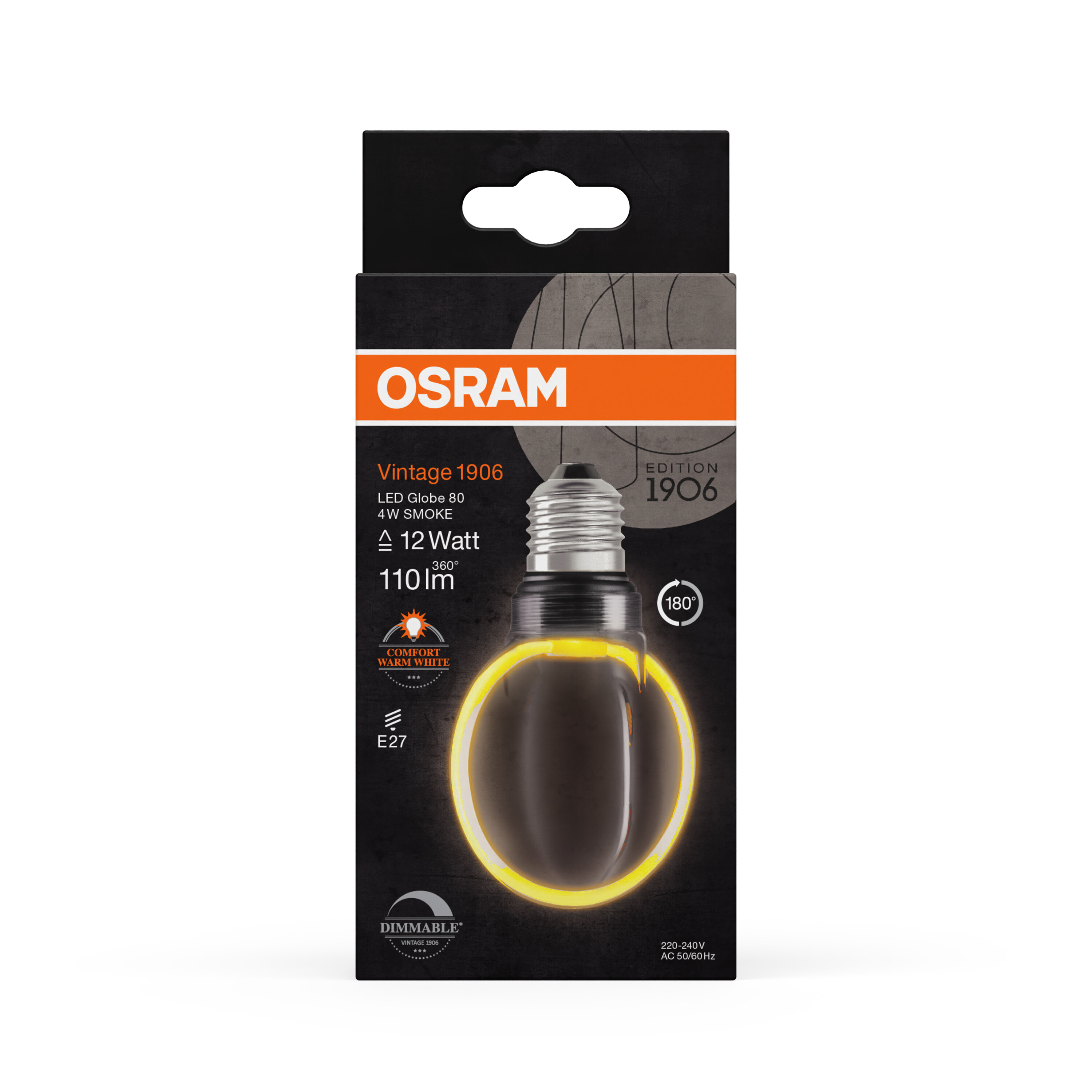 Osram Vintage 1906 LED Lampe O-Form, warmweiß