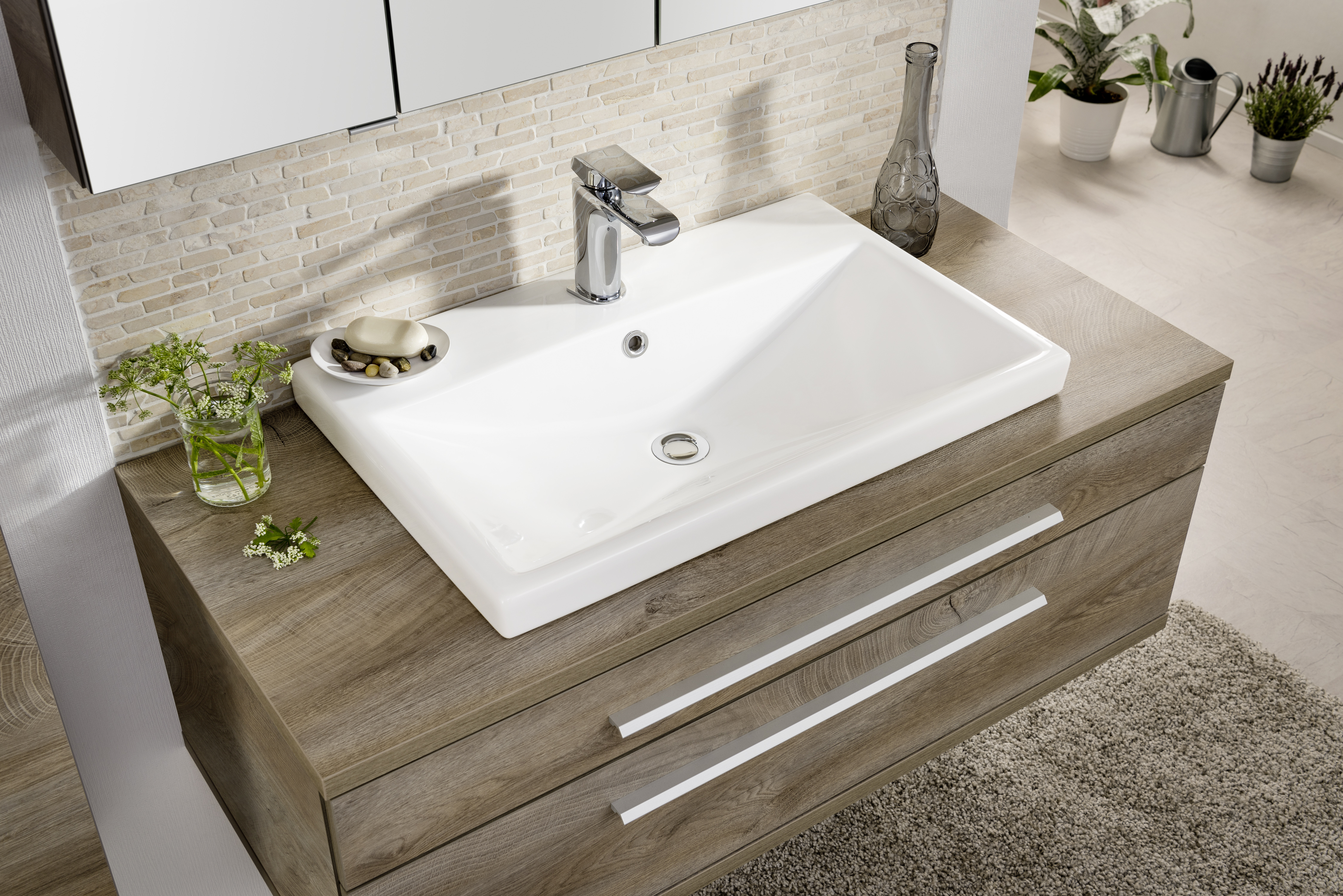 028120_02 FACKELMANN  STANFORD KERAMIKBECKEN 70X16,5X45