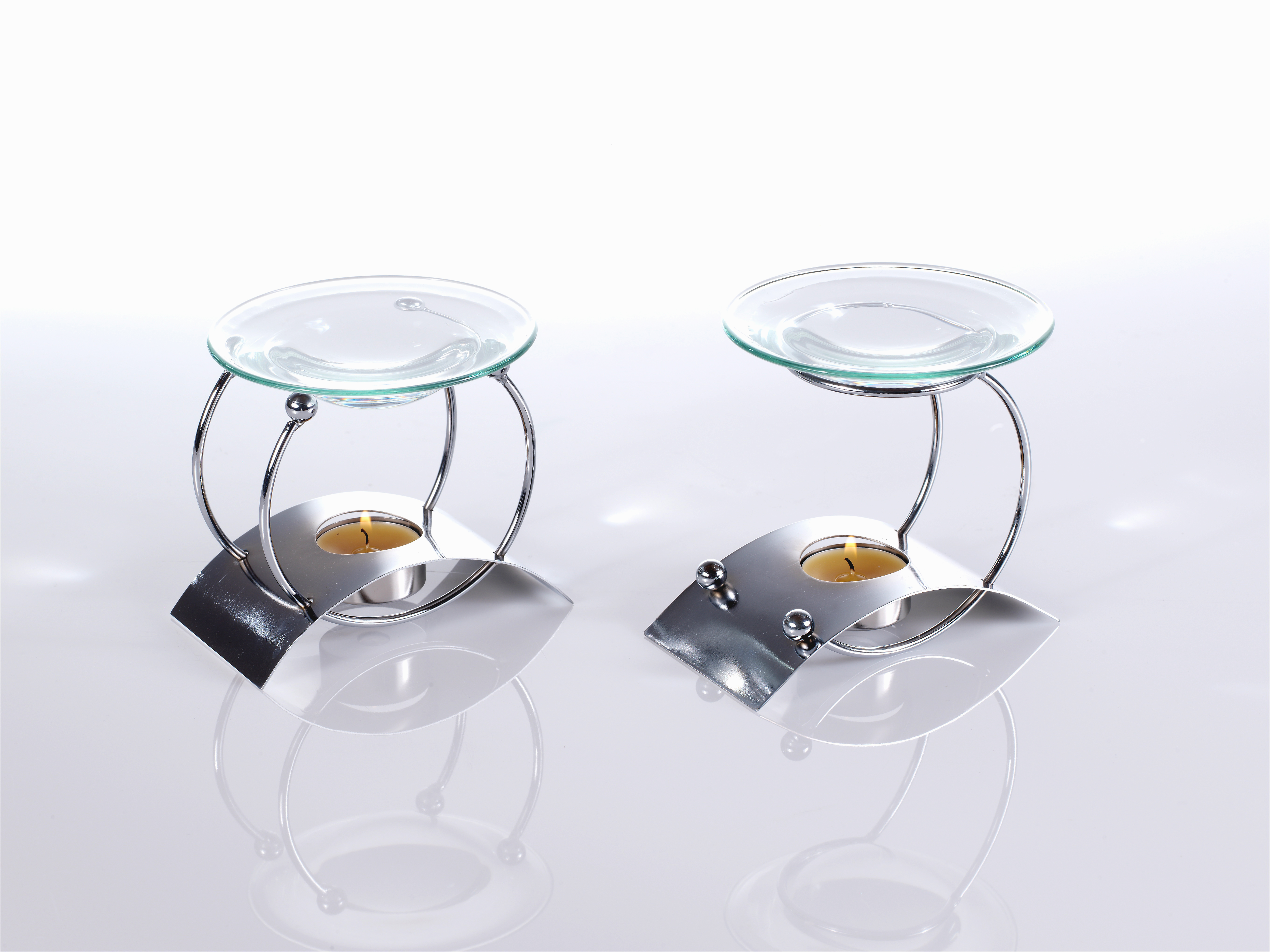 Schlaraffenland Duftlampe Metall-Glas Schlaraffenland Duftlampe Metall-Glas