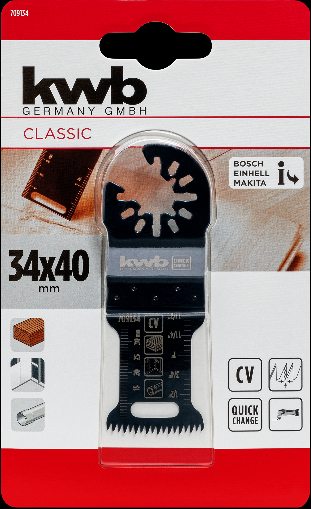 kwb Tauchsägeblatt Japanzahnung, 34 mm kwb Tauchsägeblatt Japanzahnung, 34 mm