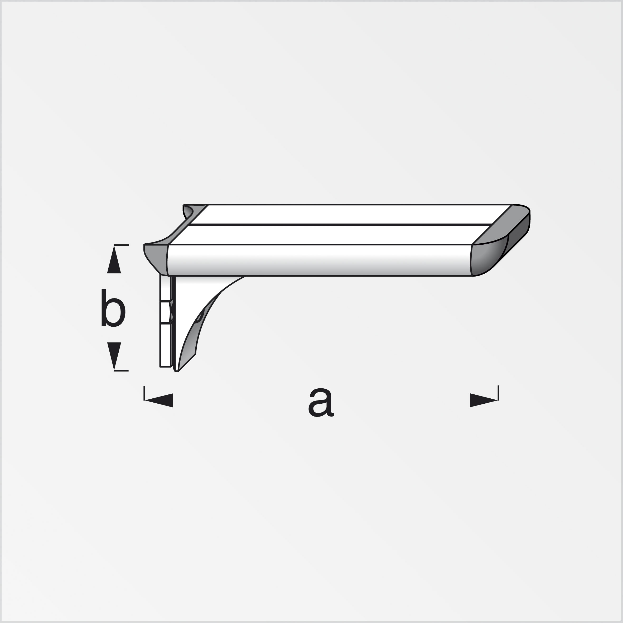 Alfer coaxis®-Regalträger, 150 x 51 mm, silber Alfer coaxis®-Regalträger, 150 x 51 mm, silber