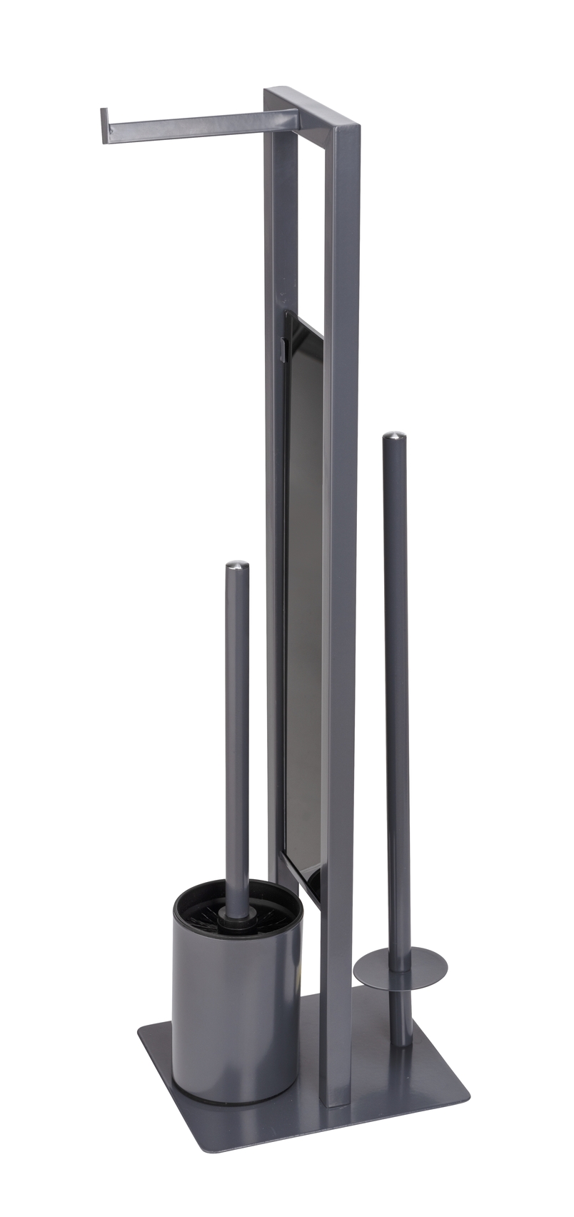 Wenko Stand WC-Garnitur Rivalta, grau