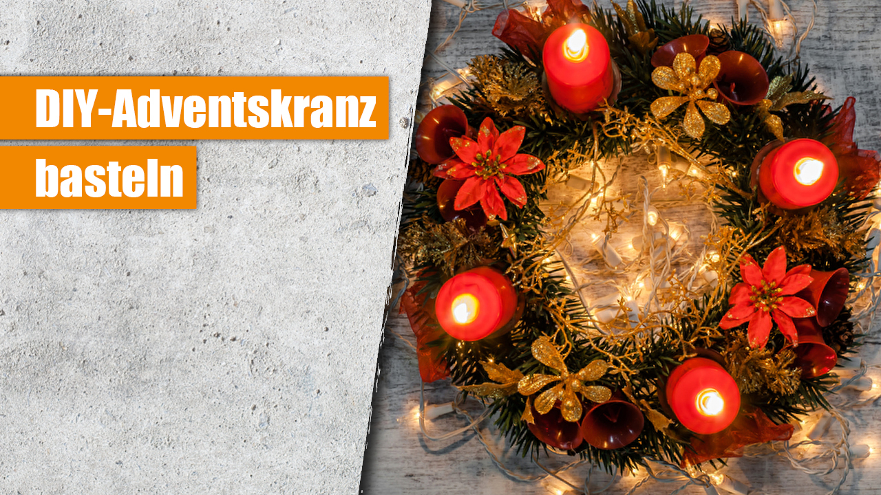 DIY Adventskranz DIY Adventskranz
