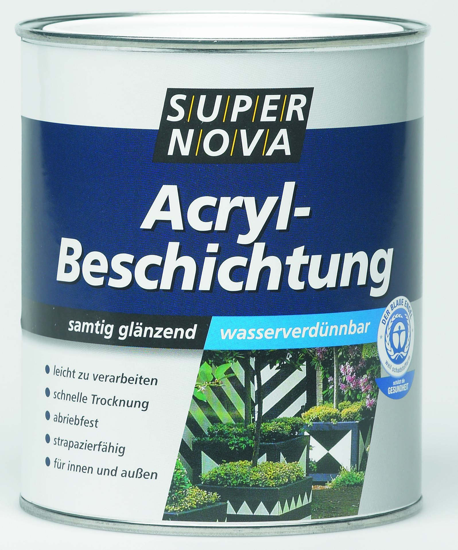 280900-Acrylbeschichtung-750-ml Super Nova Acryl Beschichtung, Kieselgrau