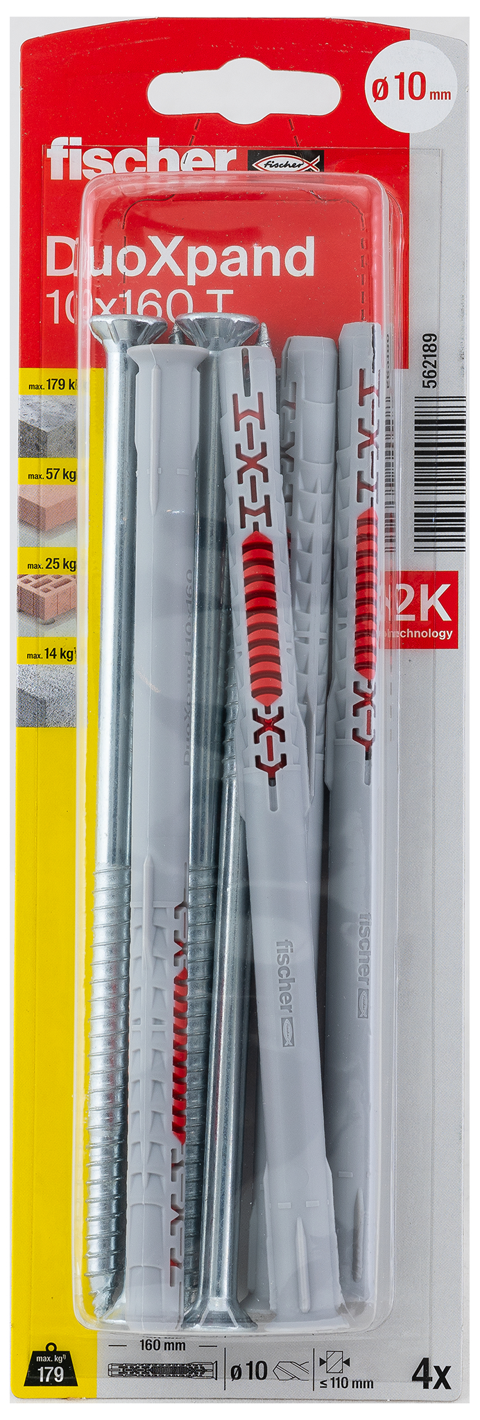 fischer DuoXpand 10x160 T K (4) fischer DuoXpand 10x160 T K (4)