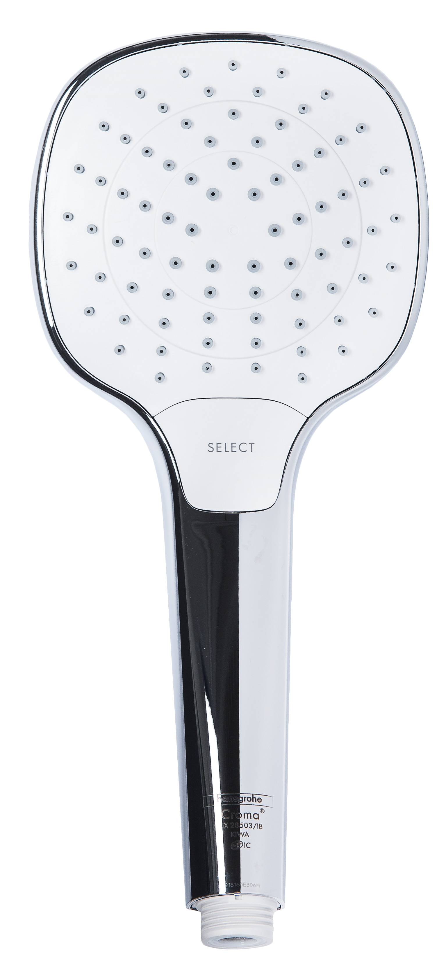 124618-pt1  HANSGROHE CROMA SELECT E VARIO HANDBRAUSE CHROM/WEIß