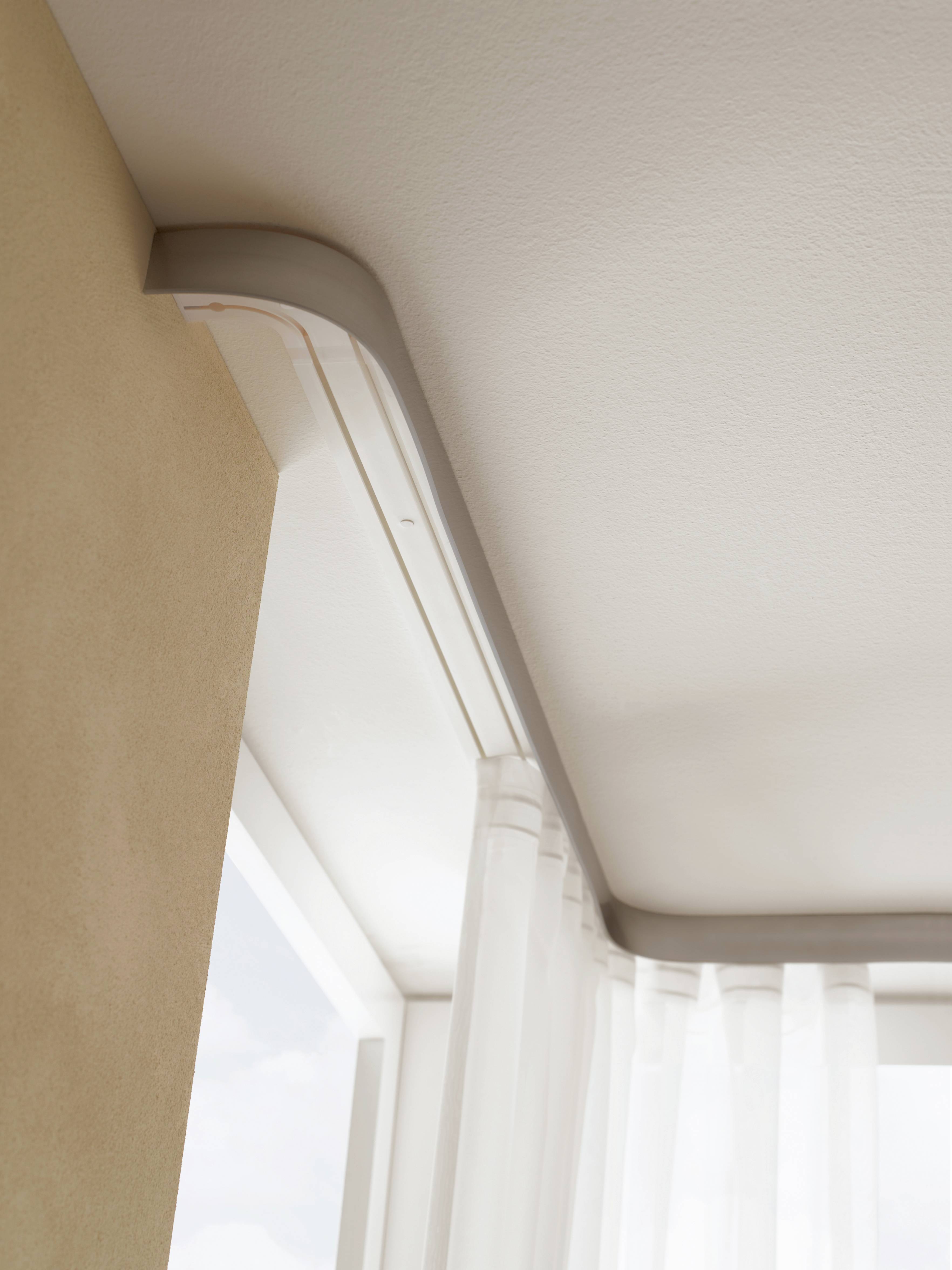 045565_03-Vorhangstange-GE2-weiss-Ansicht GARDINIA VORHANGSTANGE  GE2 WEISS 210CM