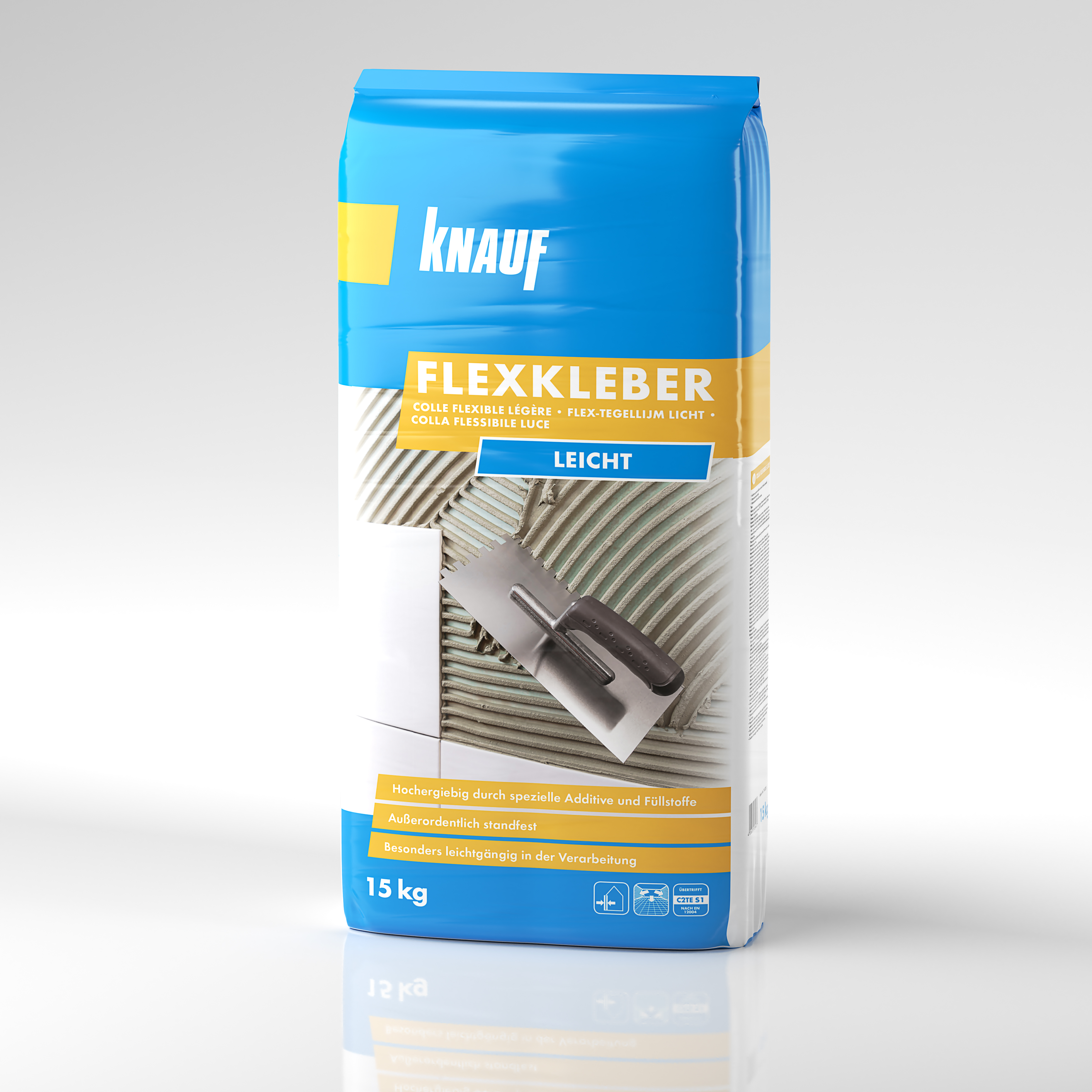 Knauf Flexkleber Leicht, 15 kg (42) DE/FR/NL/IT