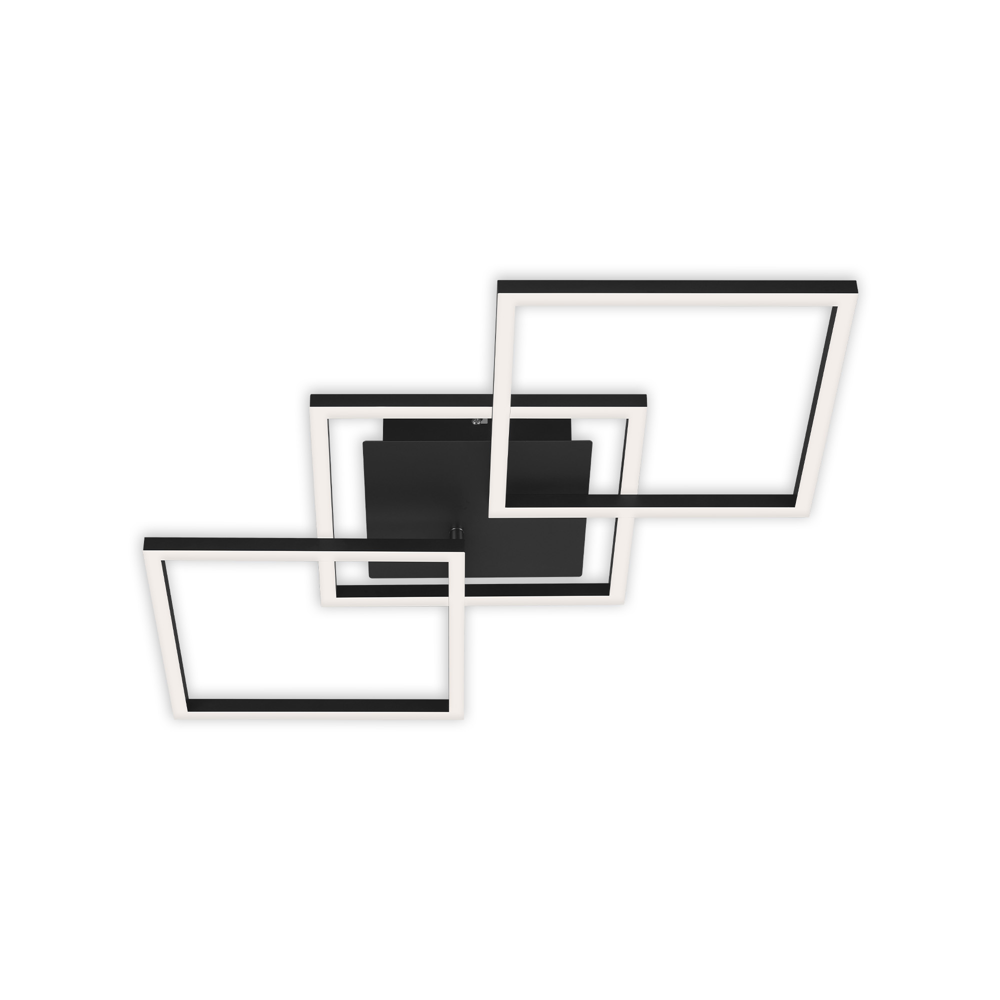 Briloner LED Deckenleuchte, 76,3 cm, schwarz