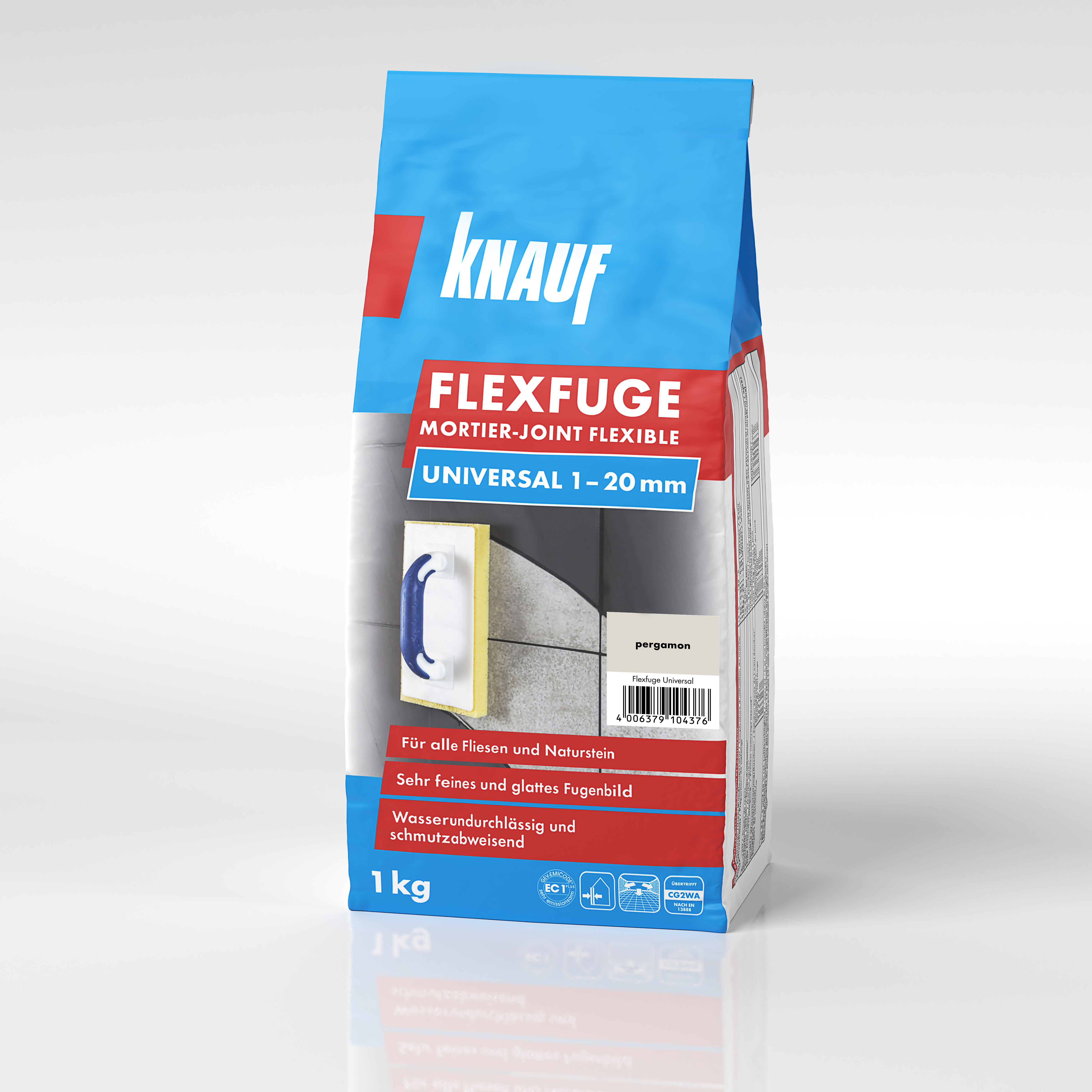 Knauf Flexfuge Univ. pergamon, 1 kg D/F/NL/I Knauf Flexfuge Univ. pergamon, 1 kg D/F/NL/I