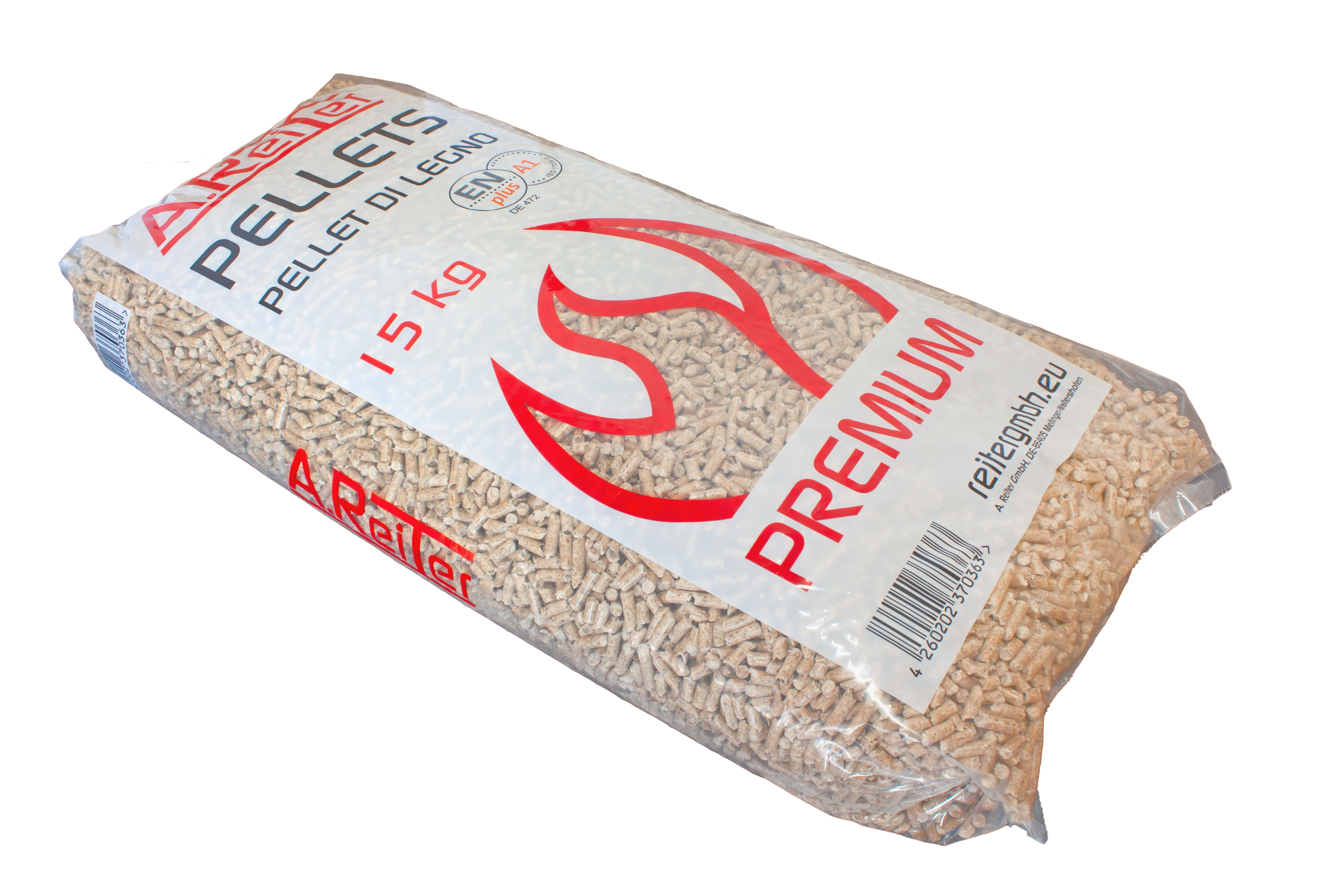 A. Reiter Premium Holzpellets EnPlus A1, 15 kg A. Reiter Premium Holzpellets EnPlus A1, 15 kg