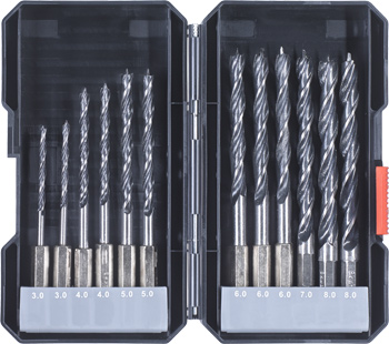 108830-101 Kwb Holzbohrer-Satz, 12-tlg, 3 - 8 mm