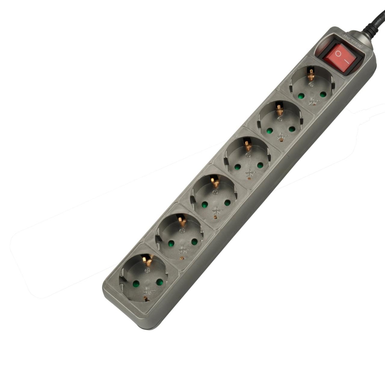 4008153372223_TSD-6f-mit-Schalter-1-4m-ti_Web-Hauptbildx7BnX5kCHJ083 TISCHSTECKDOSE 6-FACH MIT SCHALTER 1,4M,TITAN 1,5