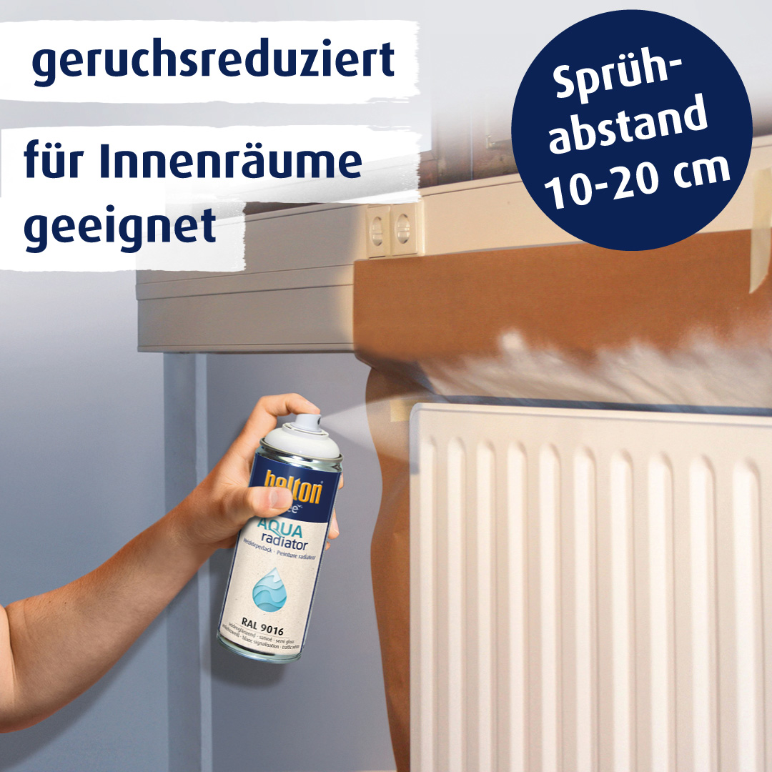 belton free Heizkörperlack seidenglänzend, 400ml