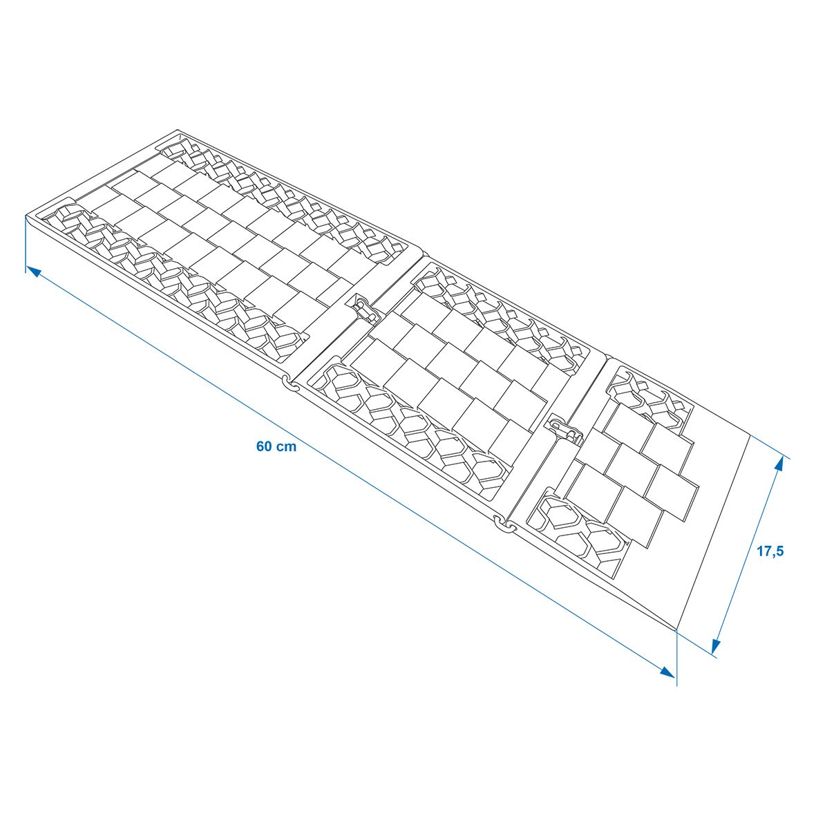 ProPlus Anfahrhilfe faltbar - Set von 2 St.