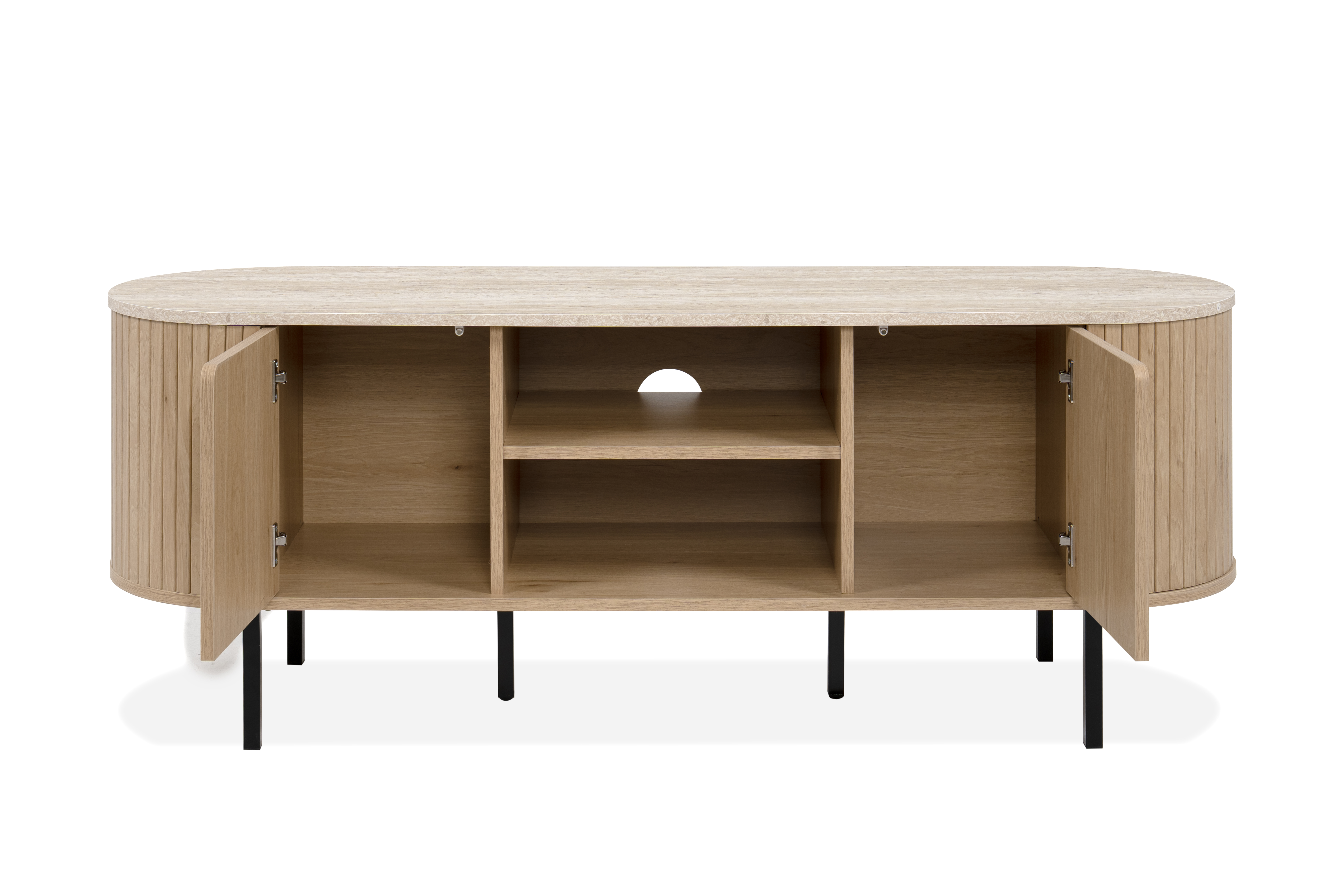 Finori TV-Board Fabia 56A, Dekor Travertin/Dekor Eiche