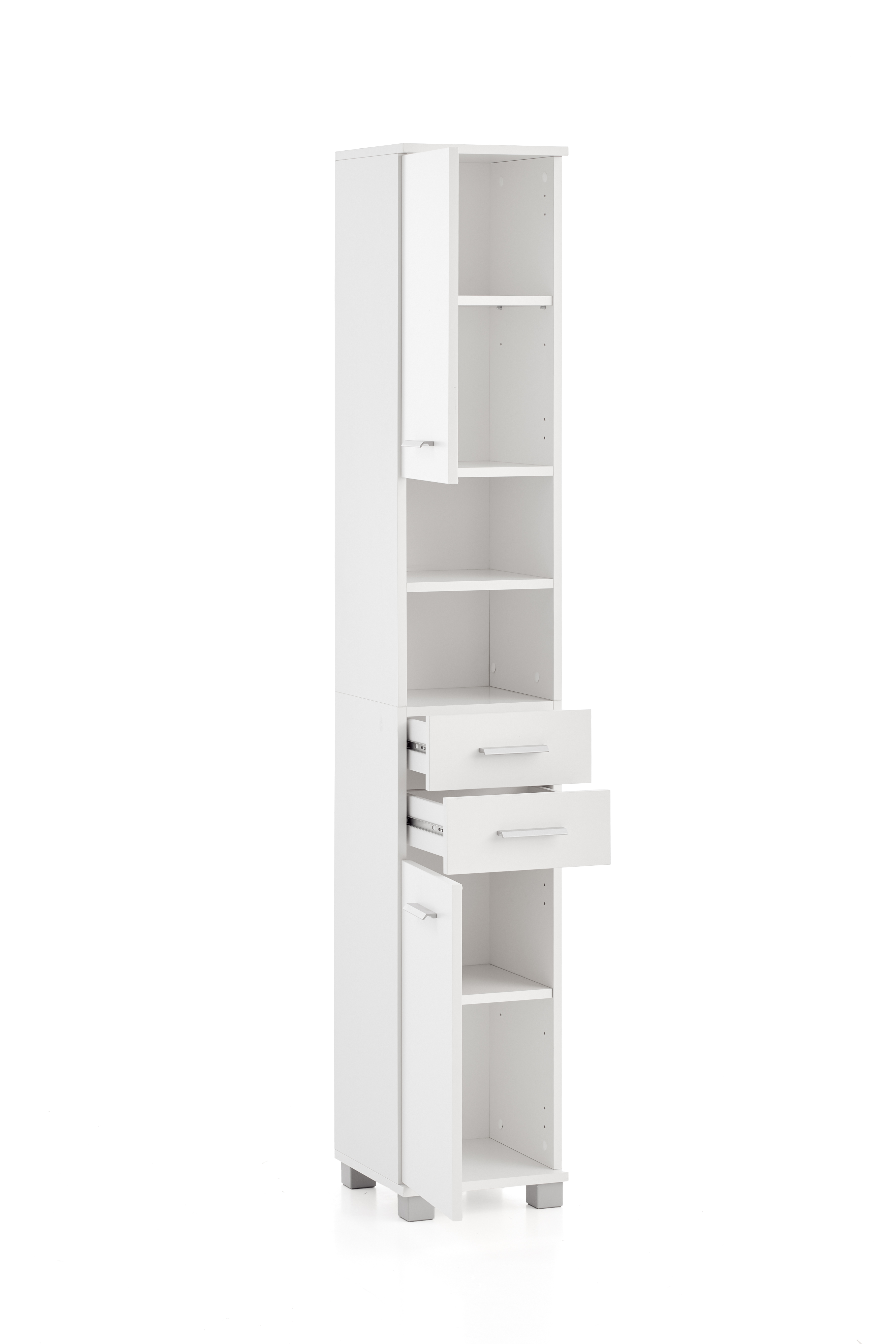 W. Schildmeyer Hochschrank Palermo 300, 2T/2SK, mattweiß W. Schildmeyer Hochschrank Palermo 300, 2T/2SK, mattweiß