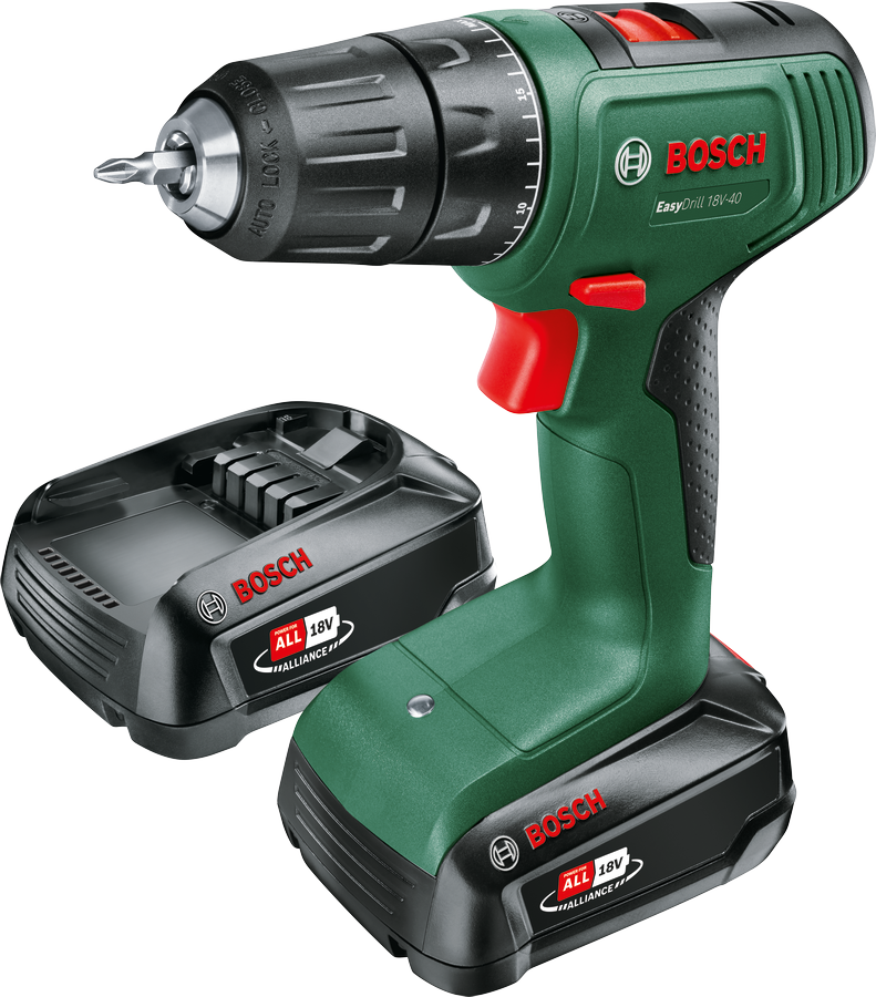 Bosch Akku-Bohrschrauber EasyDrill 18V-40, inkl. 2x Akku Bosch Akku-Bohrschrauber EasyDrill 18V-40, inkl. 2x Akku