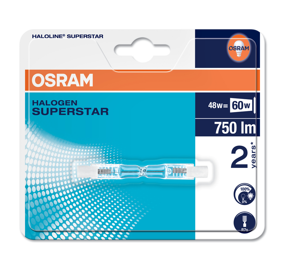 4008321977571_Packaging_image OSRAM LEUCHTMITTEL HALOLINE ECO SUPERST.48W R7S BLI