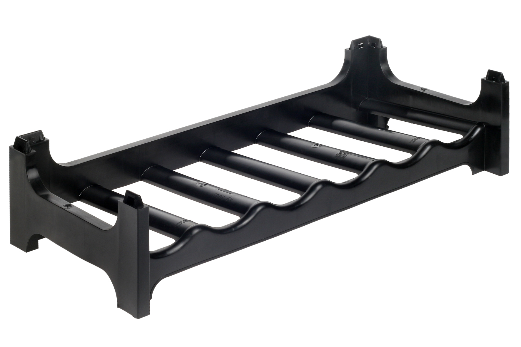 Keeeper Flaschenregal 6-Fach, schwarz Keeeper Flaschenregal 6-Fach, schwarz