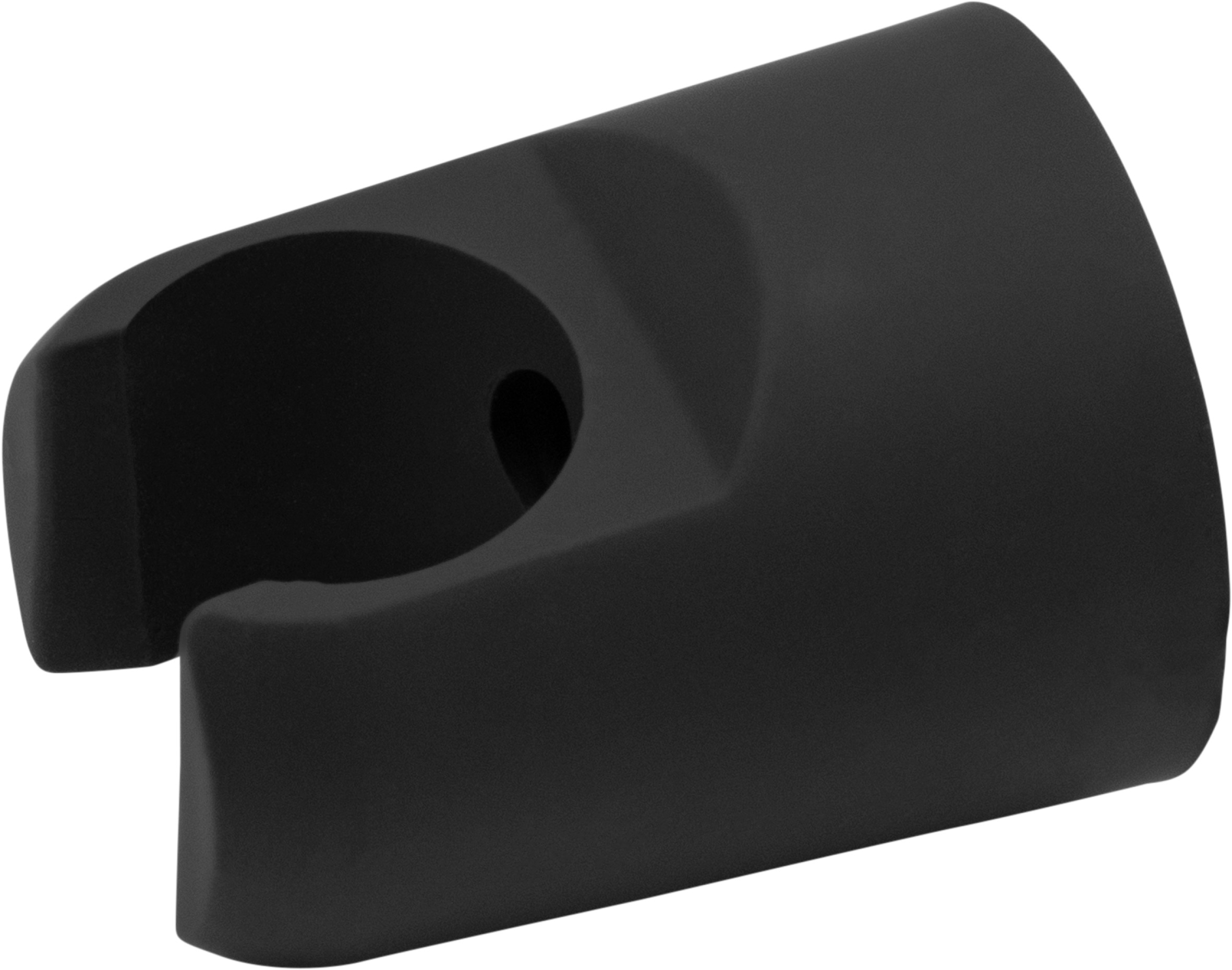 Cornat Brause-Wandhalter rund, 1-fach, schwarz Cornat Brause-Wandhalter rund, 1-fach, schwarz