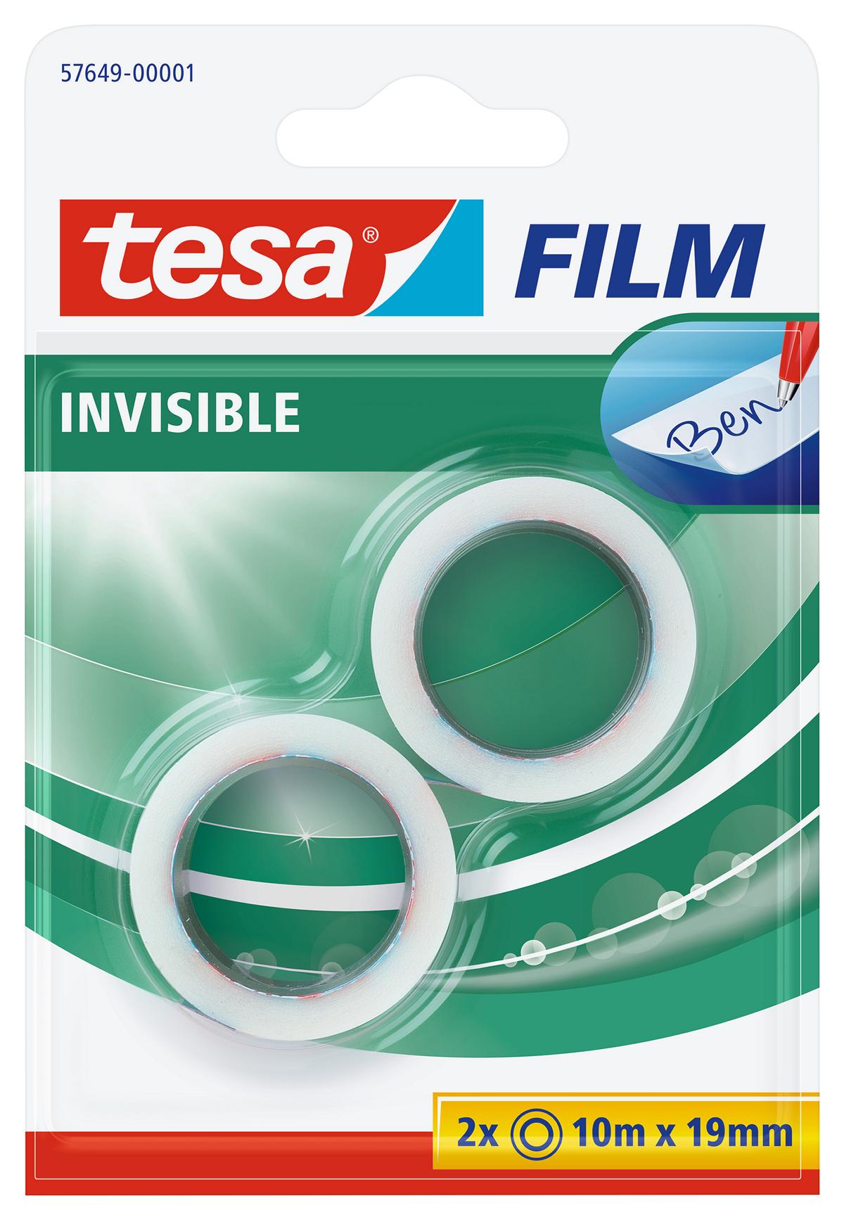 tesafilm_invisible_576490000101_LI490_front_pa tesa invisible tesafilm, 10 m