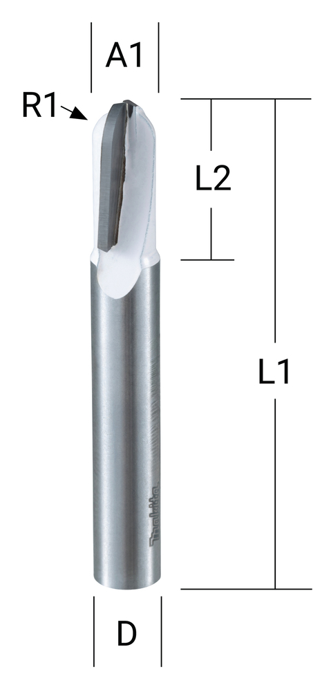 Makita Hohlkehlfräser, 12,7 mm