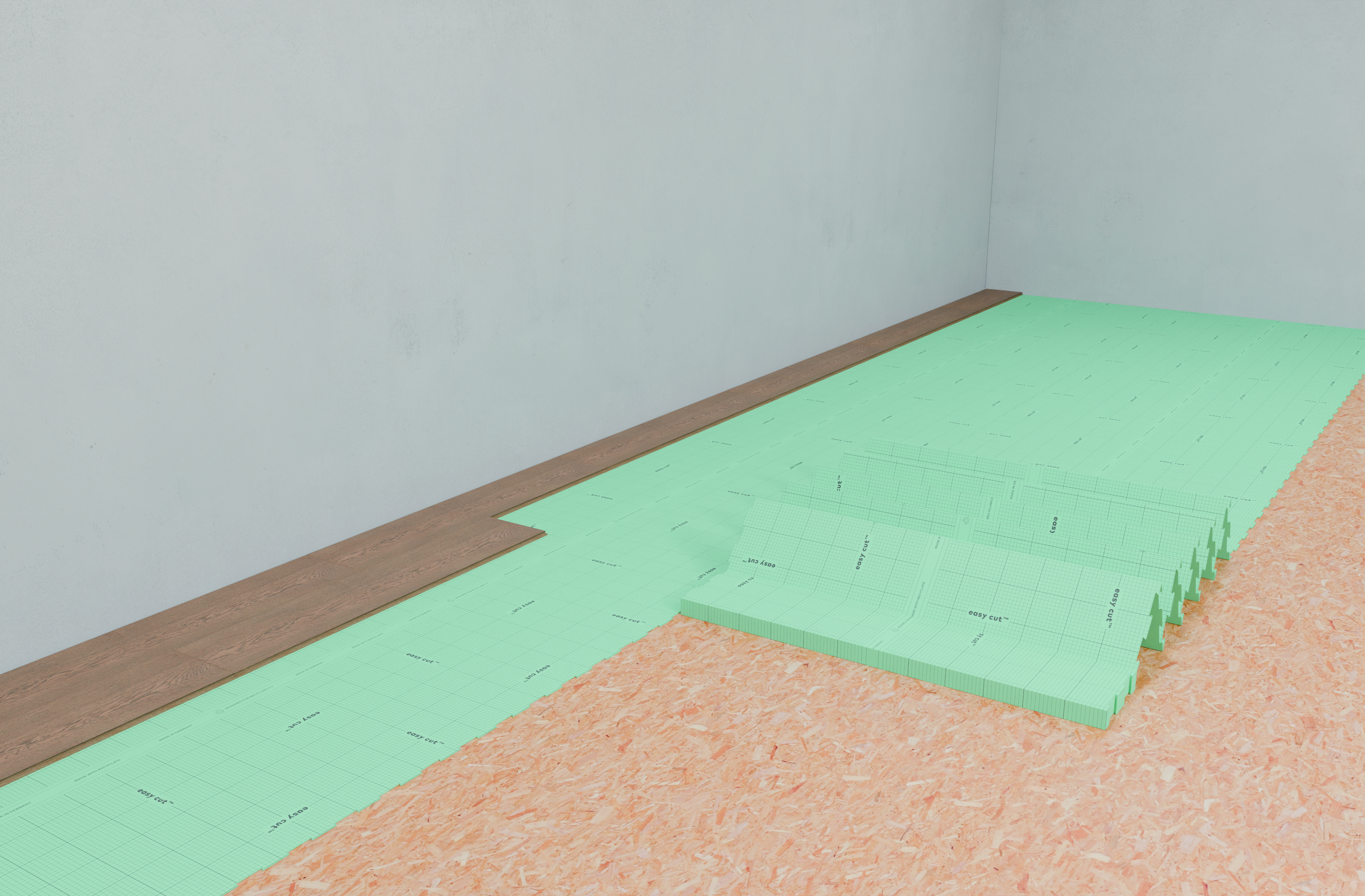 SELITAC Laminat- und Parkettunterlage pro 3 mm, 1,25 x 8,5 m, 10,6 m²