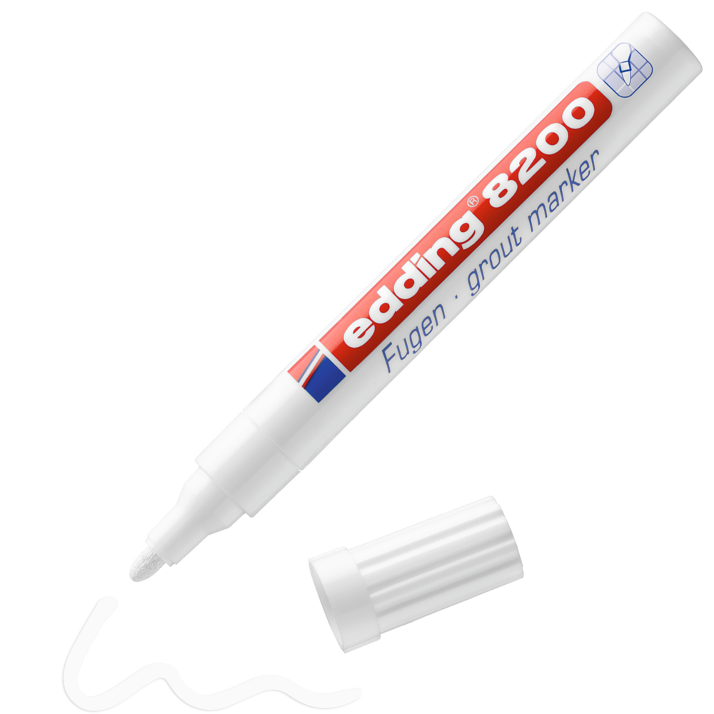 Edding 8200 Fugenmarker weiß 1St Blister