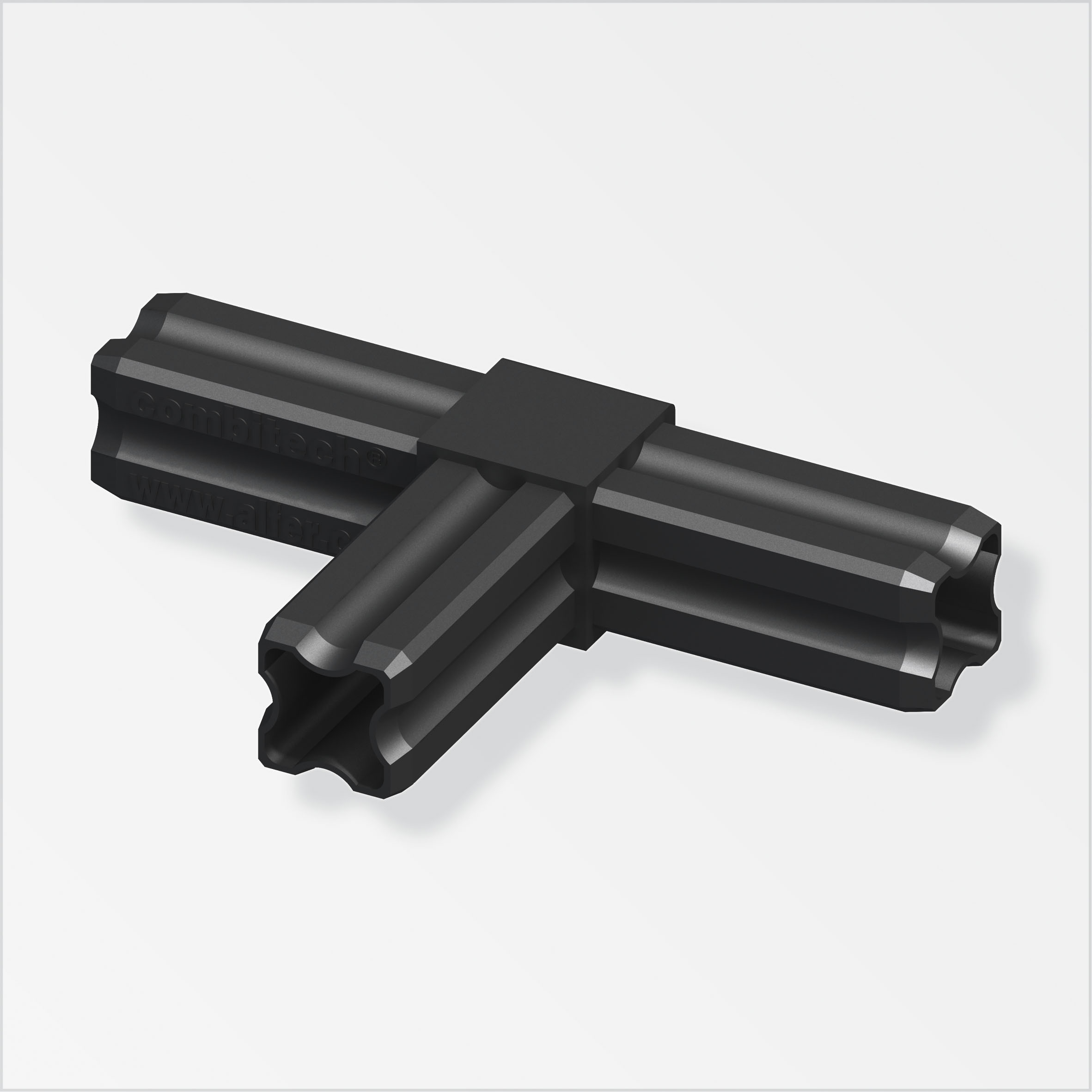 Alfer Connect-T-Verbinder 23,5 mm, schwarz