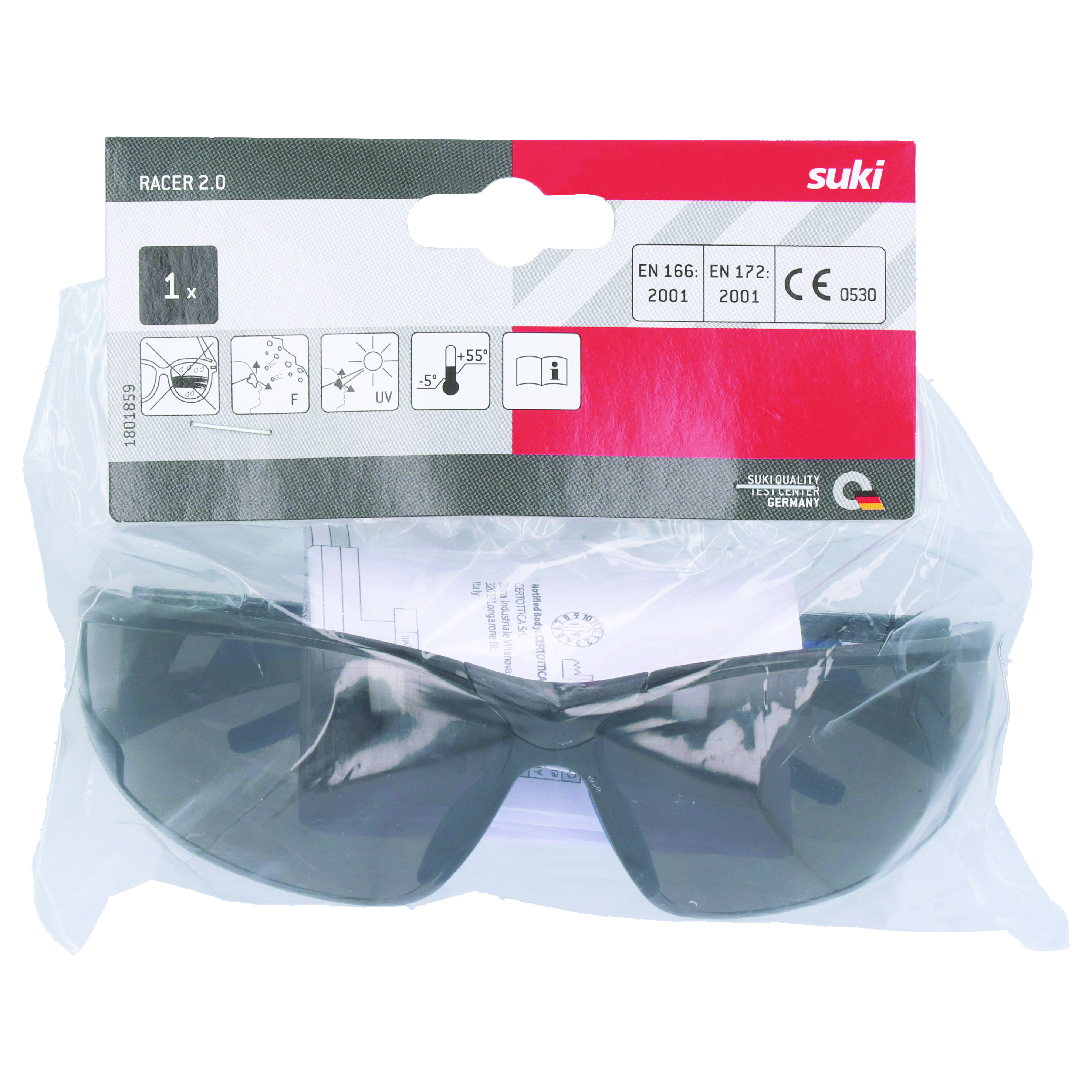 Suki Schutzbrille, getönt, beschlagfrei Suki Schutzbrille, getönt, beschlagfrei