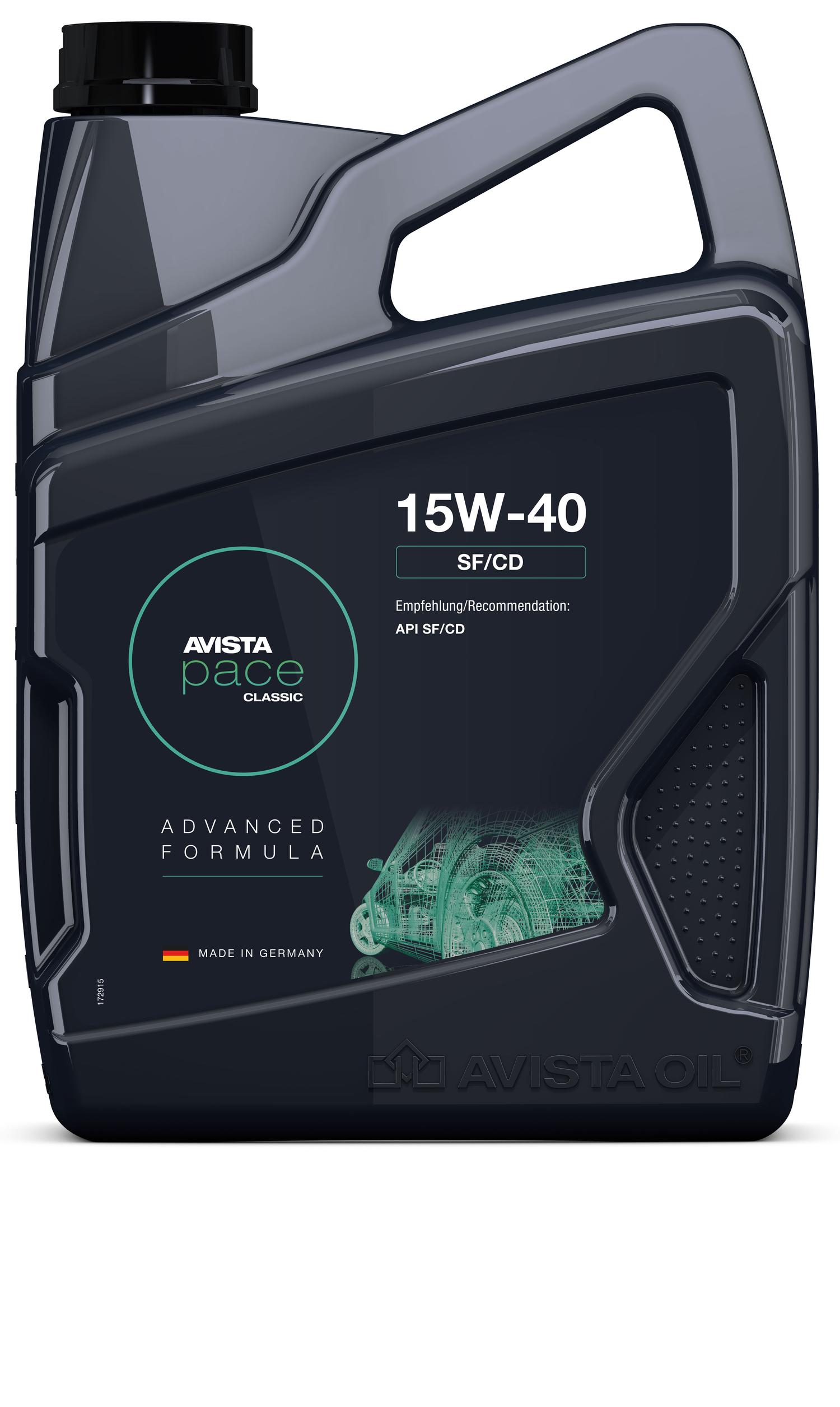 csm_pace_CLASSIC_SFCD_SAE15W-40_5l_92b56ee32f Avista Motoröl 15W-40, 5 Liter