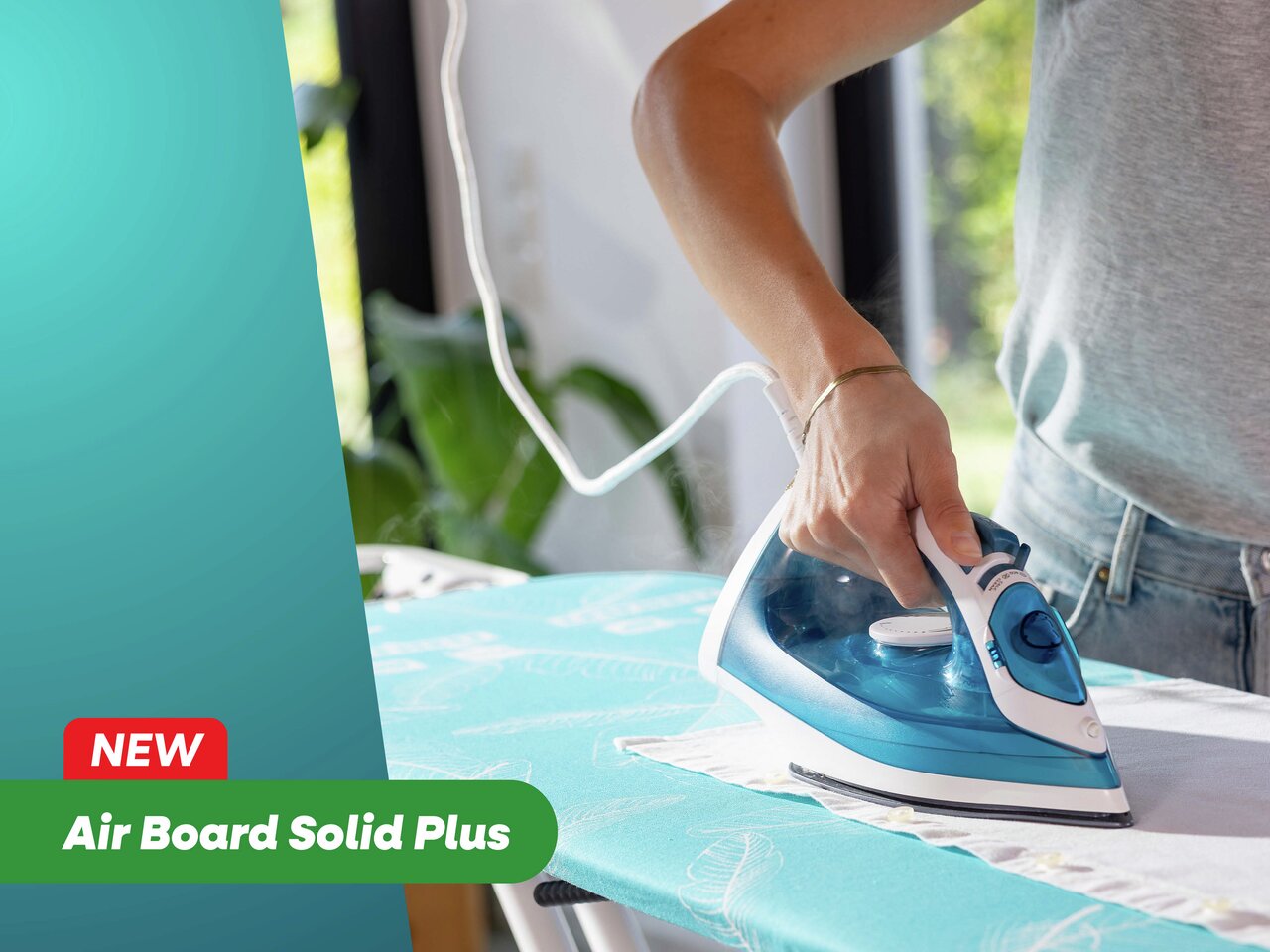 Leifheit Bügeltisch Air Board M Solid Plus, 120 x 38 cm