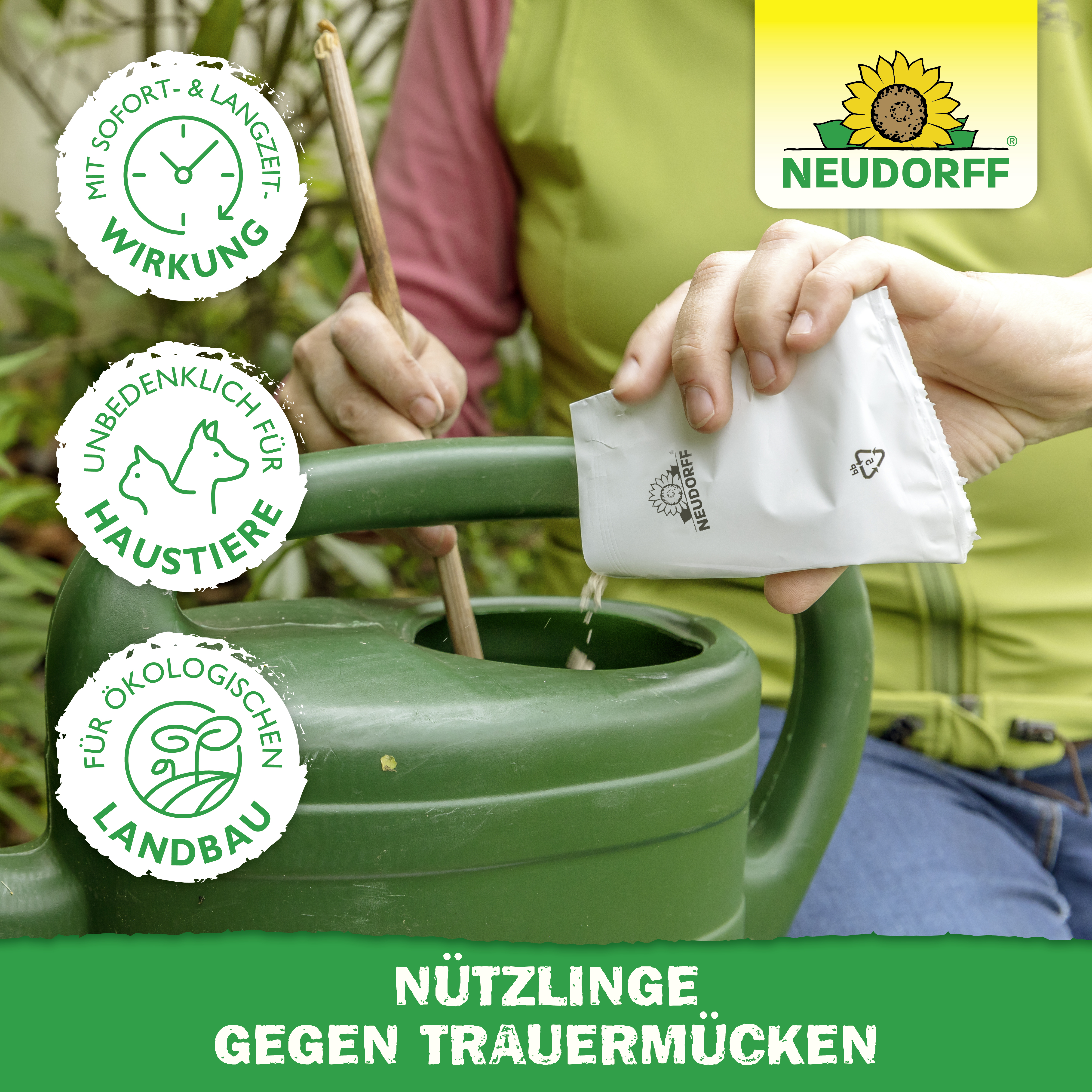 Neudorff Bestell-Karte Nützlinge gegen Trauermücken