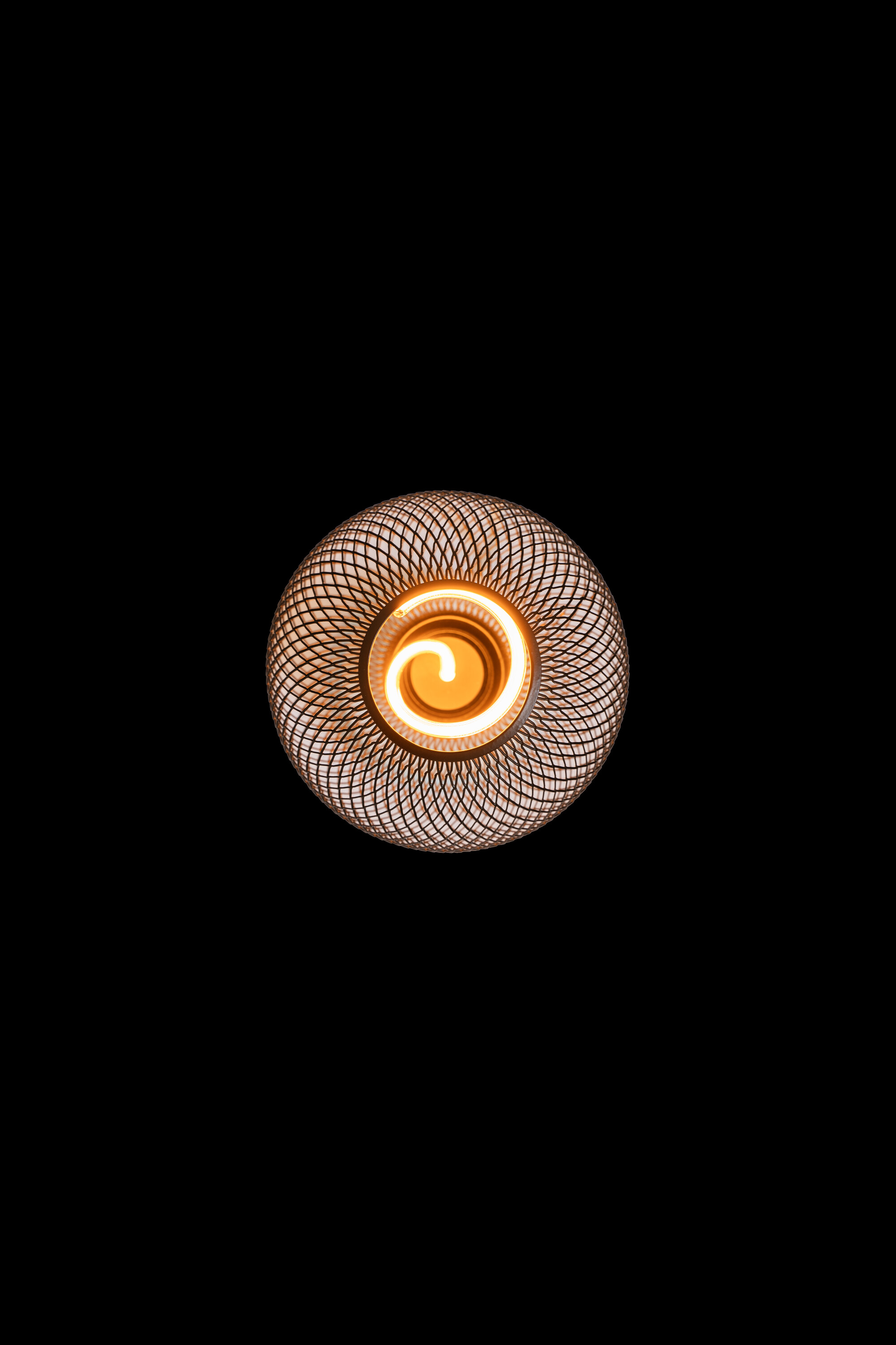 Osram LED Leuchte Globe, schwarz, warmweiß, E27