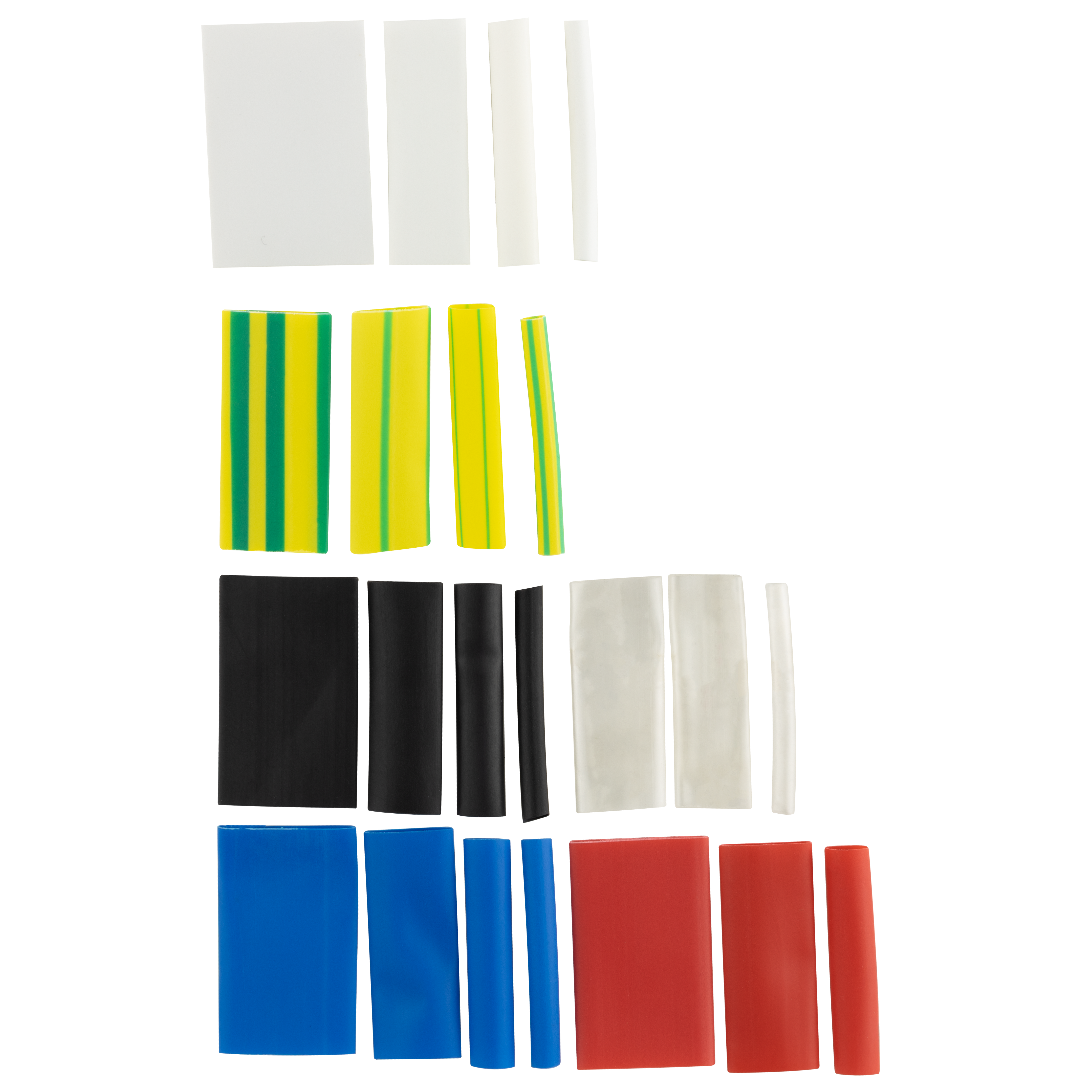 REV Schrumpfschlauch-Set Länge: 4 cm, 55 Stück, farbig