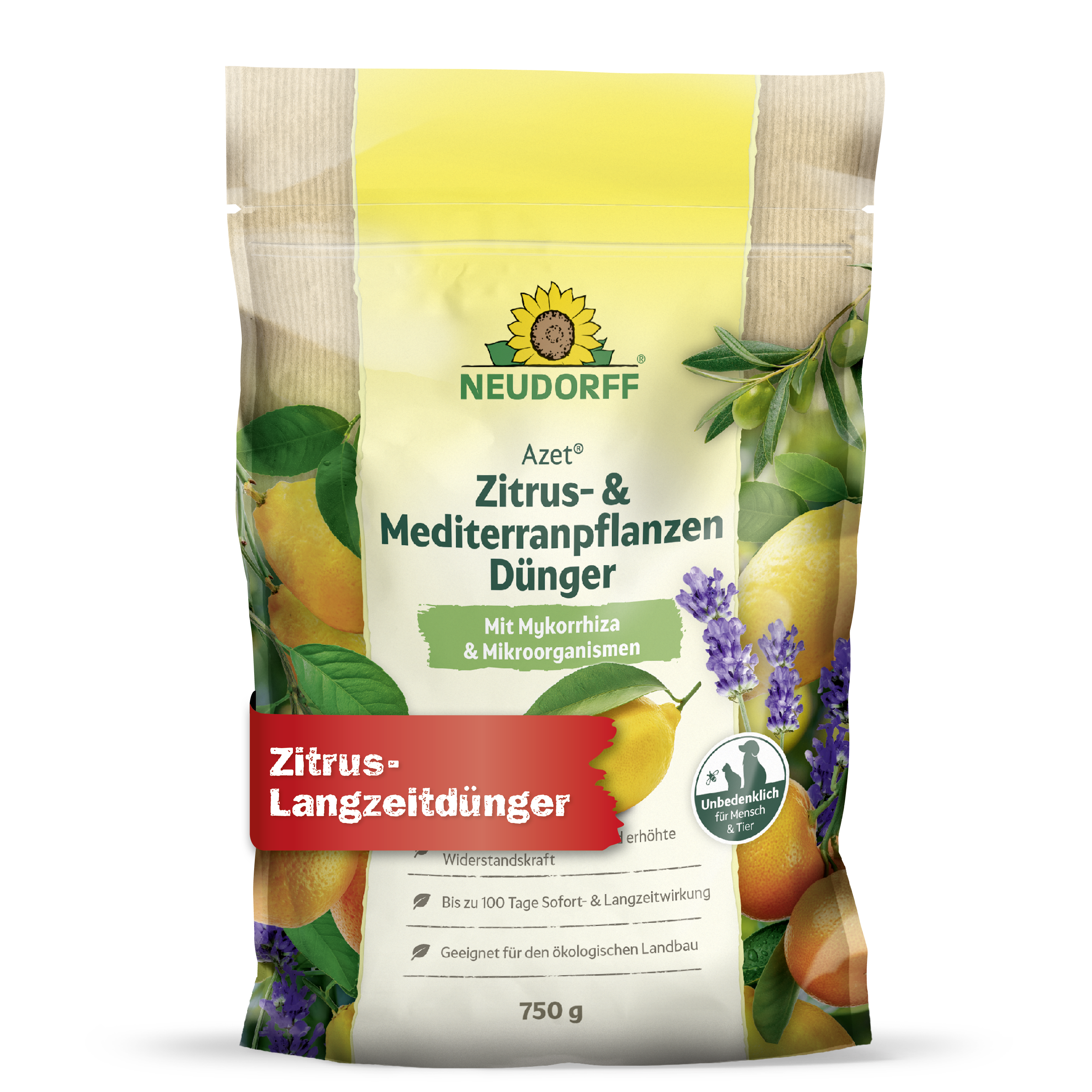 Neudorff Azet Zitrus- & MediterranpflanzenDünger, 750 g