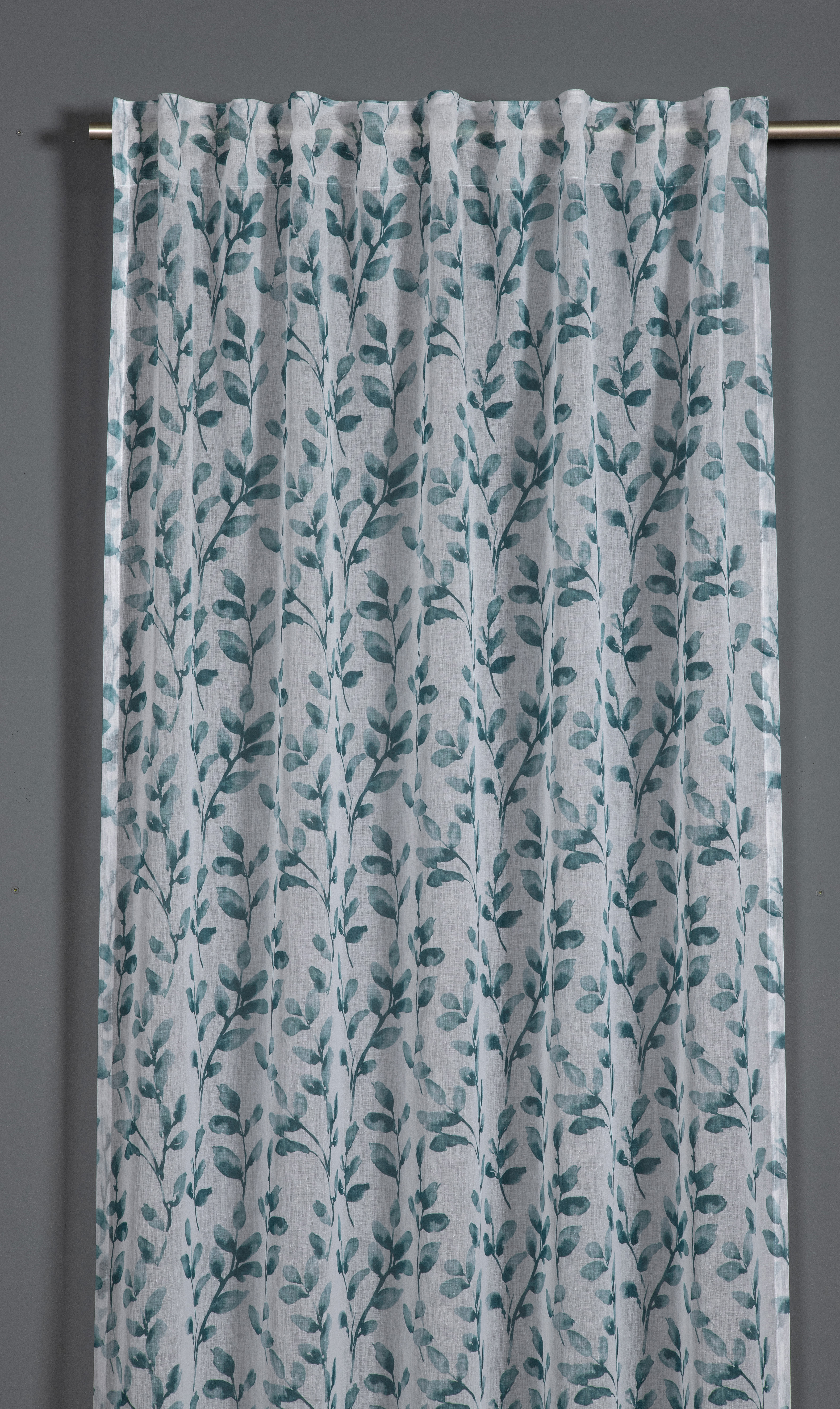 Sehlbach Schal mit Gardinenband grün, 135 x 245 cm Sehlbach Schal mit Gardinenband grün, 135 x 245 cm