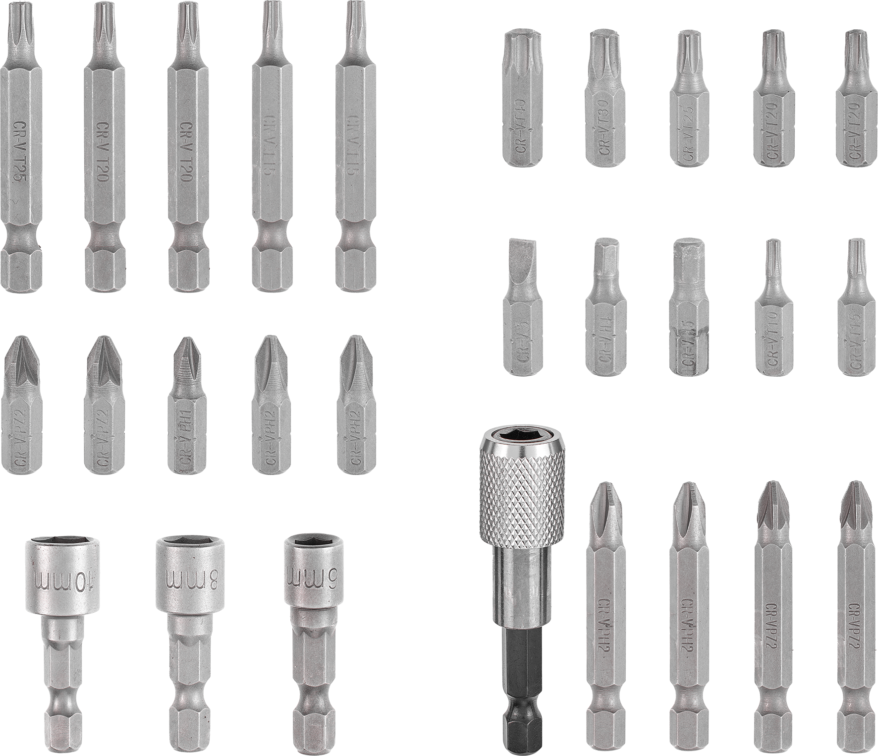 Einhell Bit- und Steckschlüssel-Set aus CrV-Stahl, S-CASE, 28-tlg.